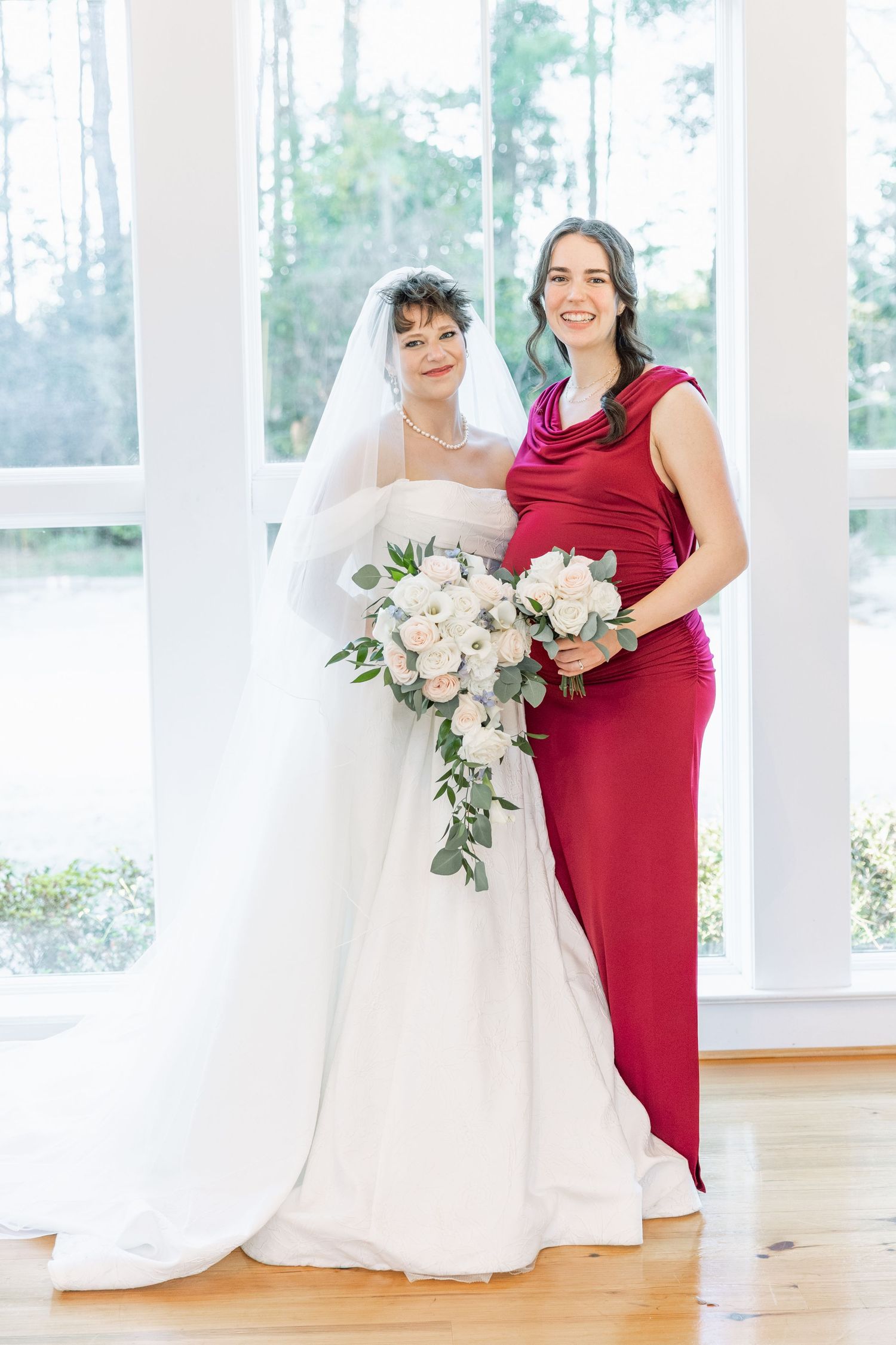 Wedding Family Photos at Saint Francis at The Point Anglican Church Fairhope, Alabama