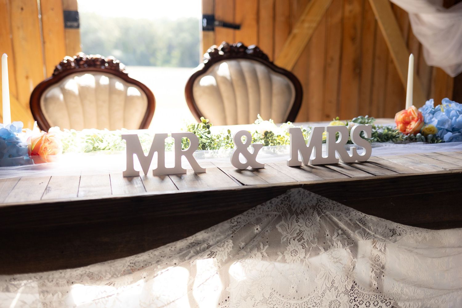Wedding details at wedding venue Dalrymple Farms Enterprise, Alabama