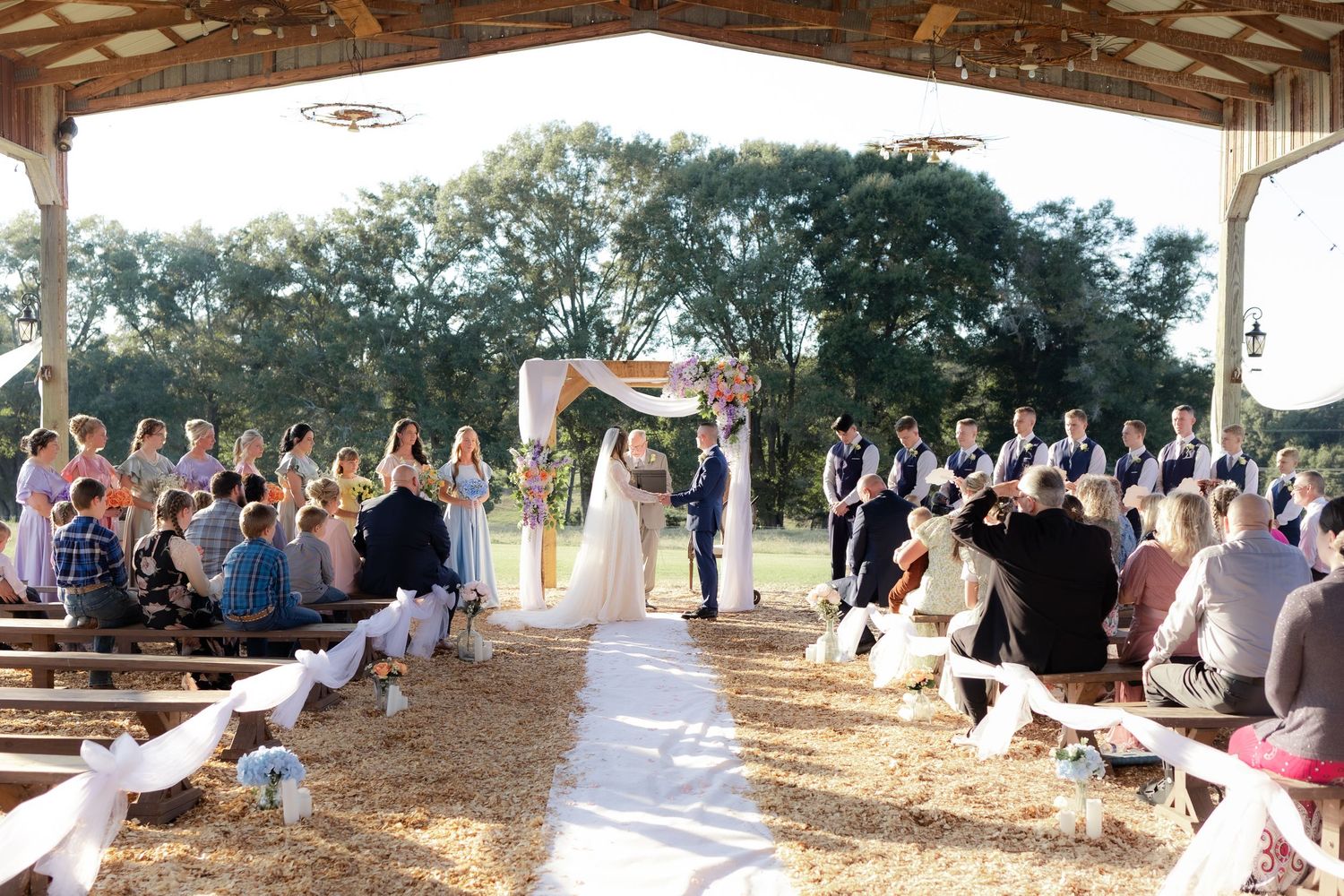 Wedding Ceremony Photos at Dalrymple Farms Enterprise, Alabama