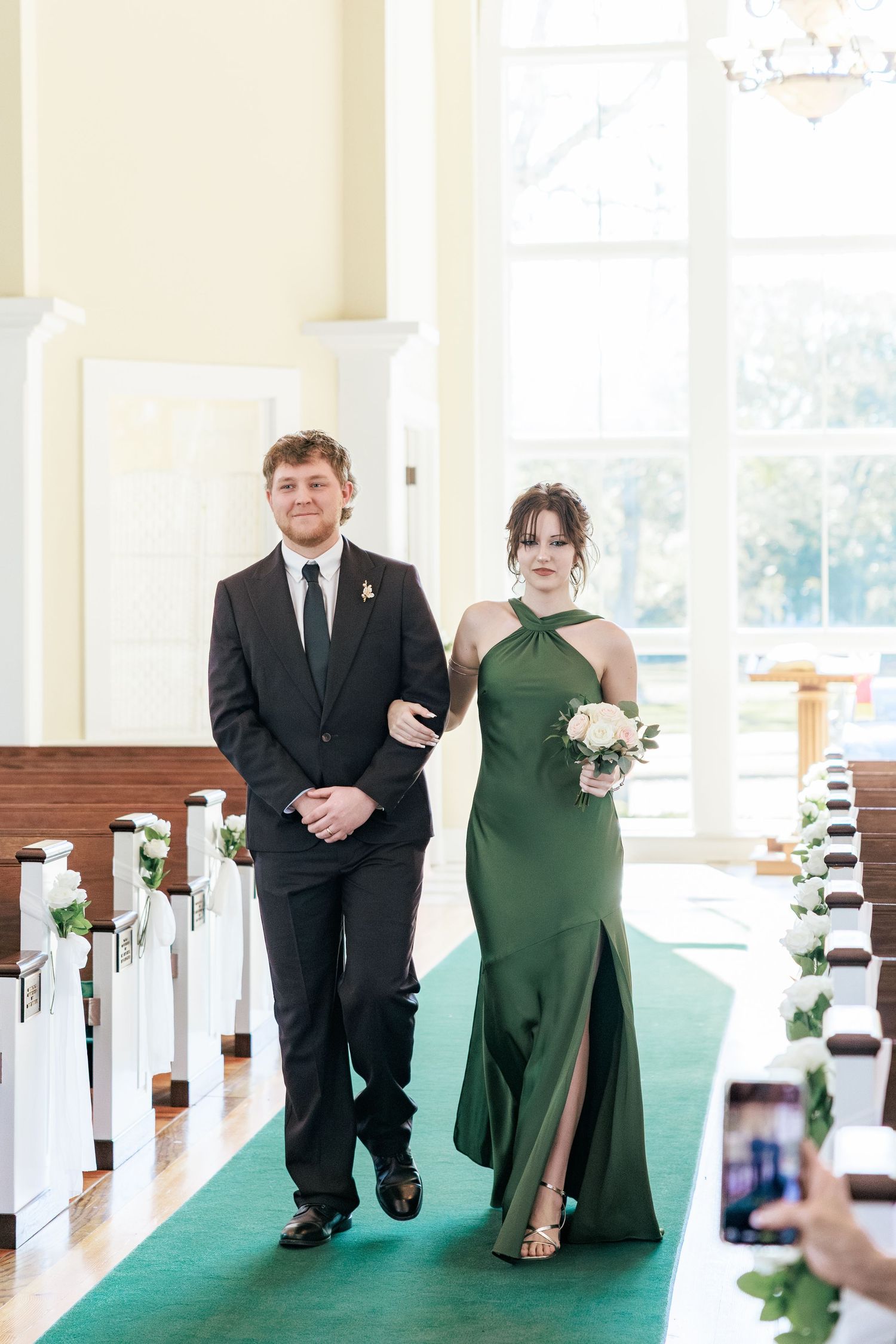 Wedding Ceremony Photos at Saint Francis at The Point Anglican Church Fairhope, Alabama