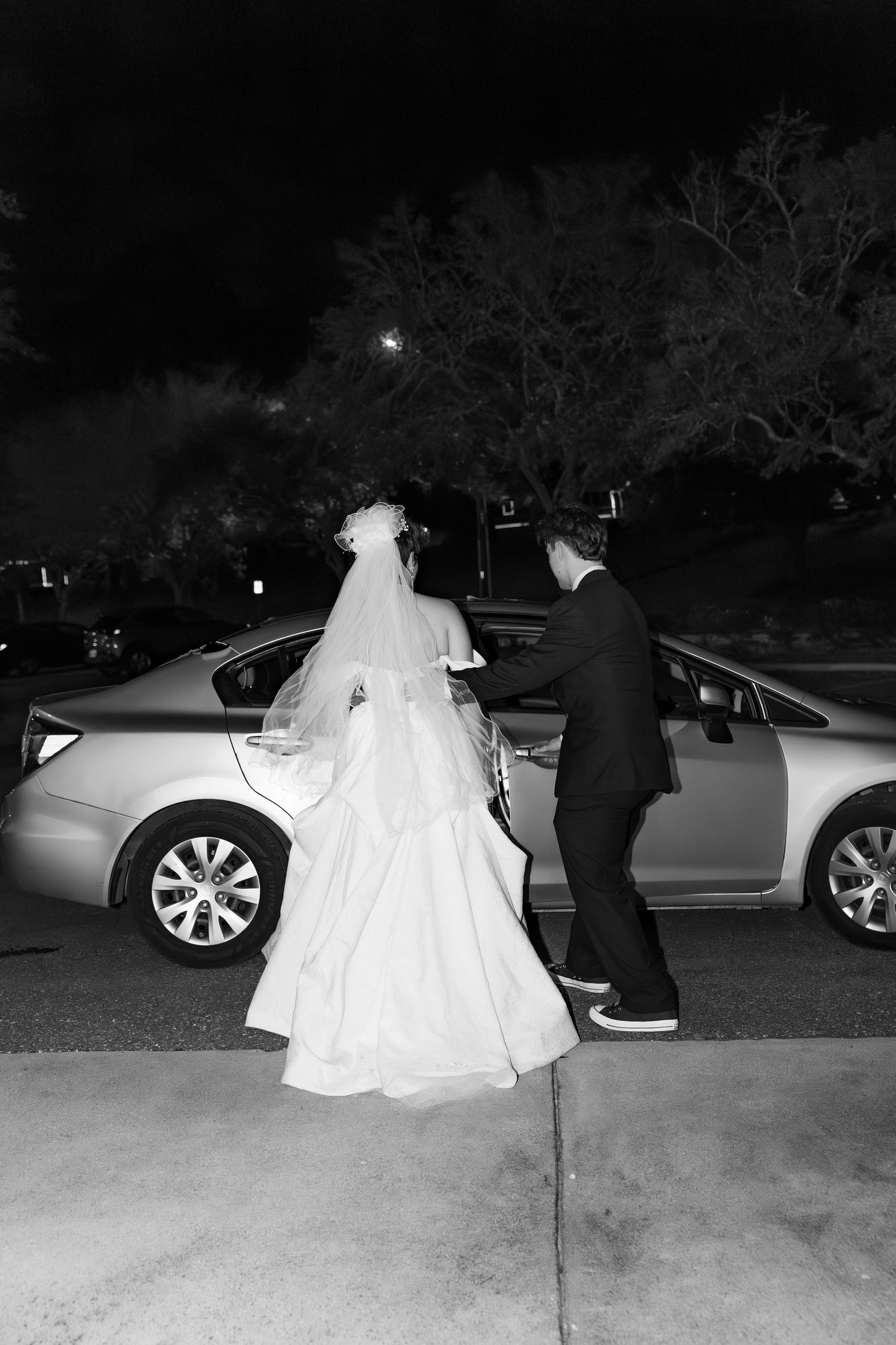 Wedding Grand Exit at James P. Nix Center Fairhope, Alabama