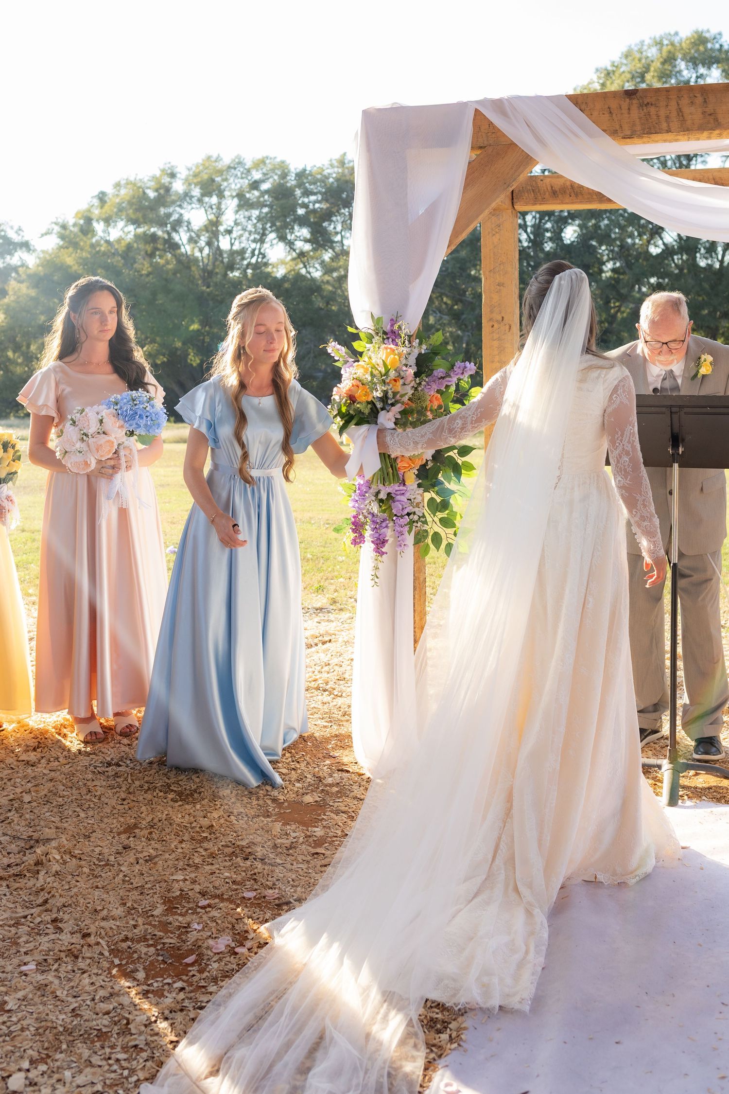Wedding Ceremony Photos at Dalrymple Farms Enterprise, Alabama
