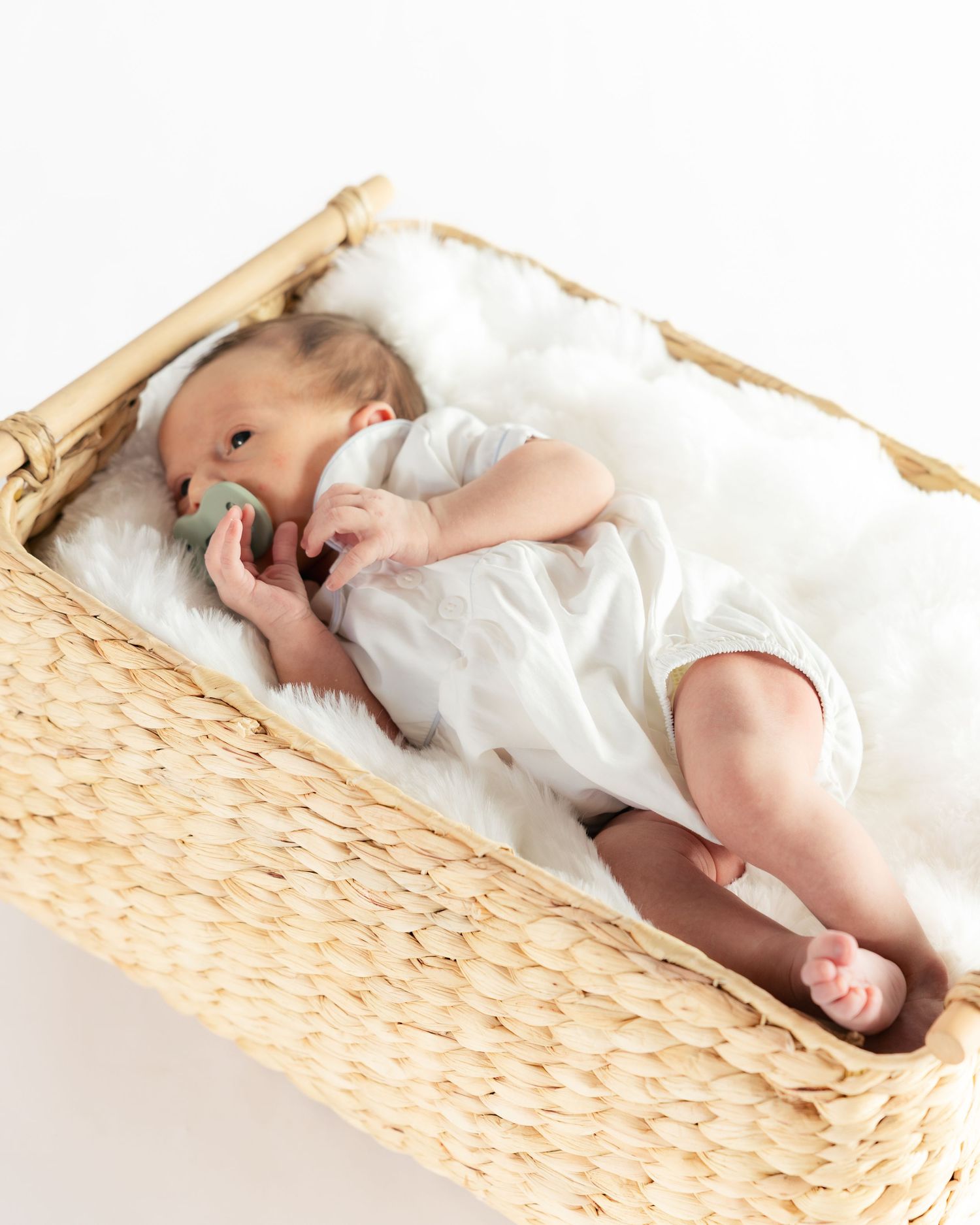 Newborn photos in a studio in Dothan, Alabama