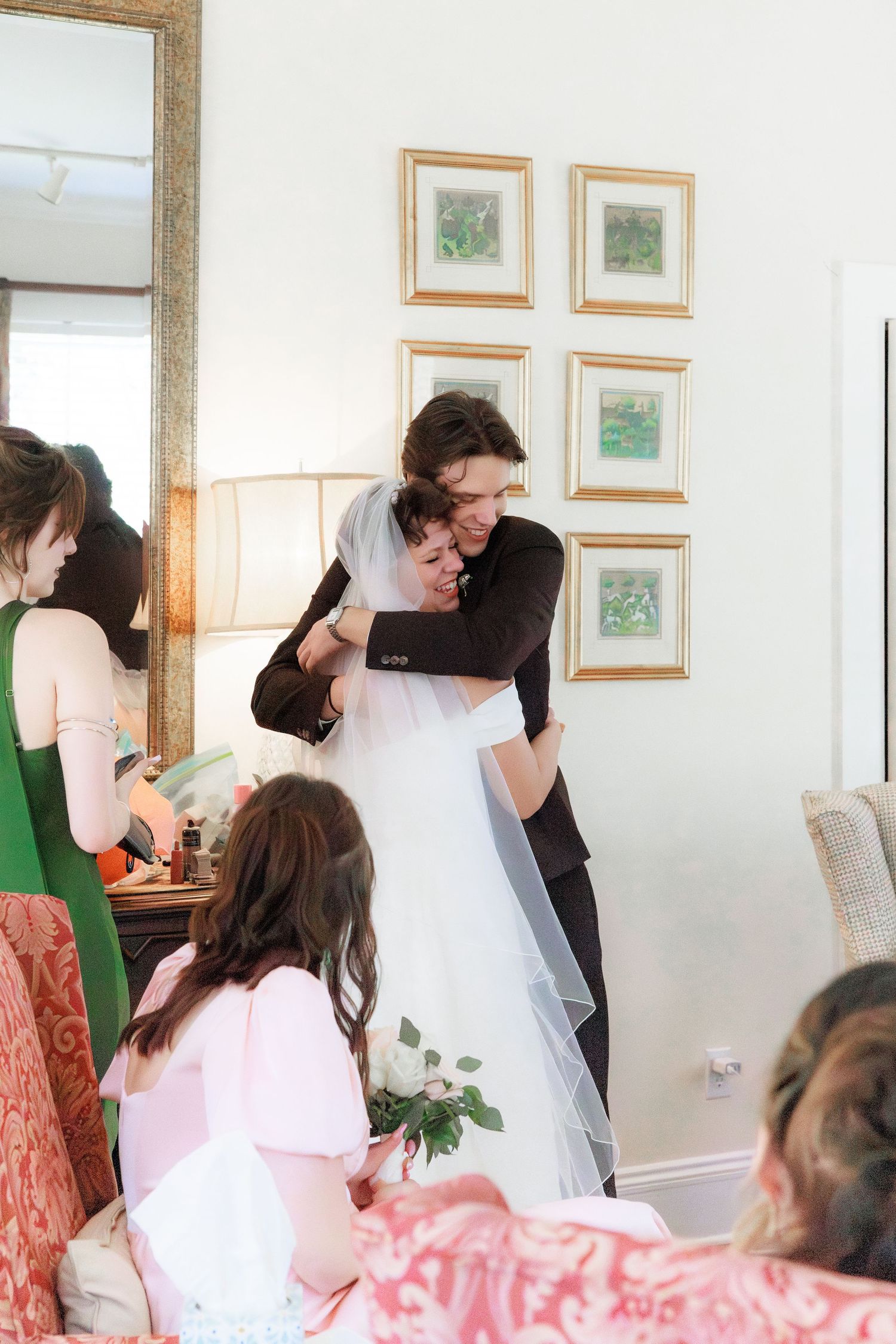 Wedding Party Photos at Saint Francis at The Point Anglican Church Fairhope, Alabama