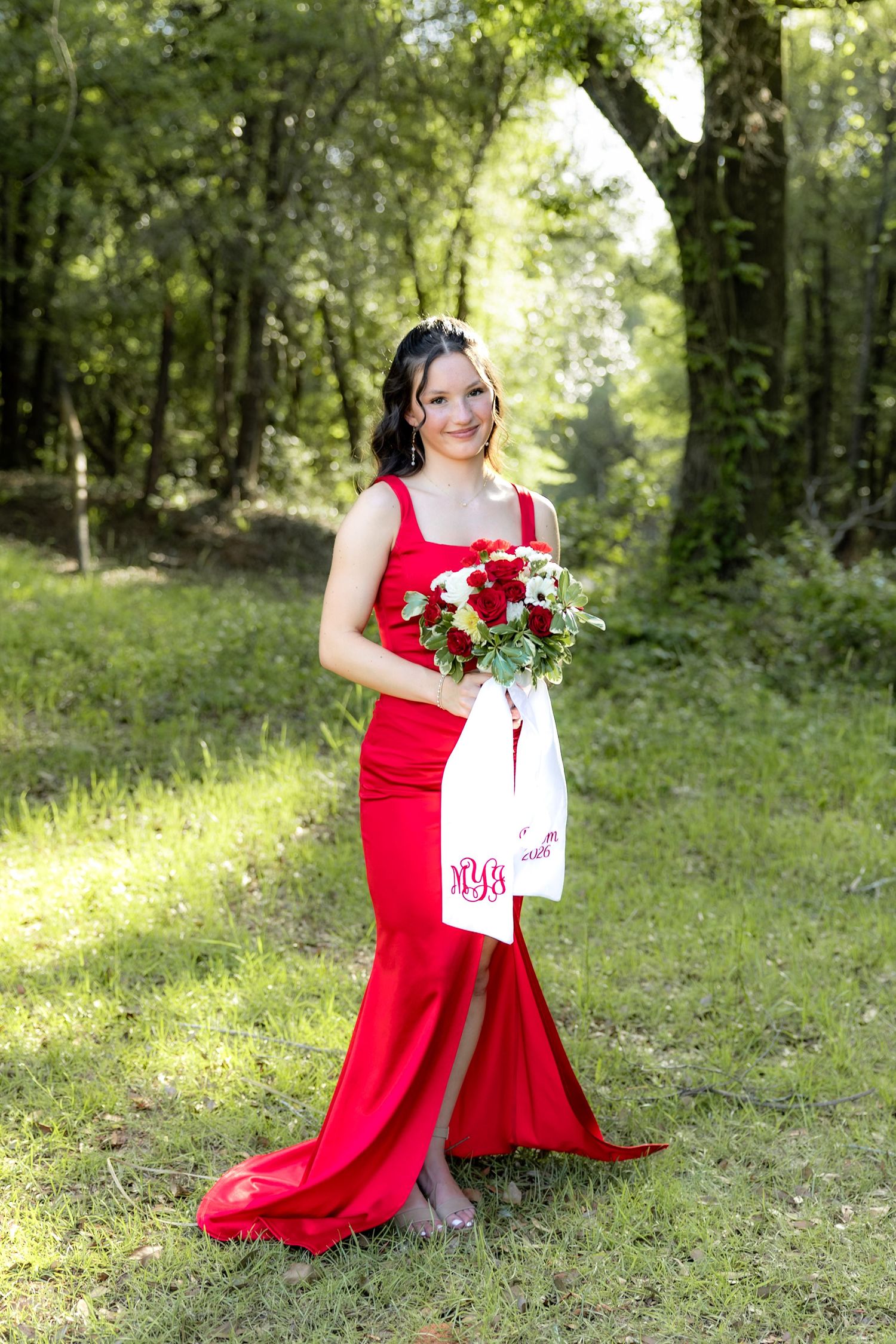 Ridgecrest Christian School Senior Couple Prom Photos at Jordan's Activity Barn at Kelly Creek Midland City, Alabama