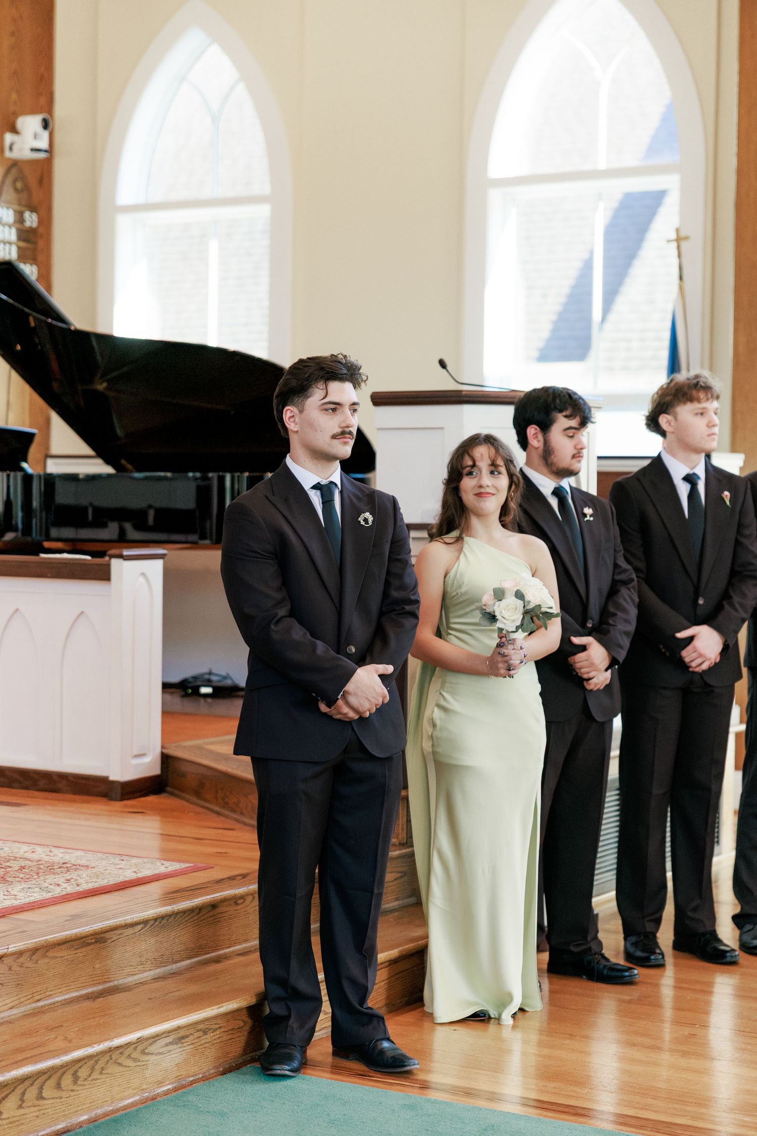 Wedding Ceremony Photos at Saint Francis at The Point Anglican Church Fairhope, Alabama