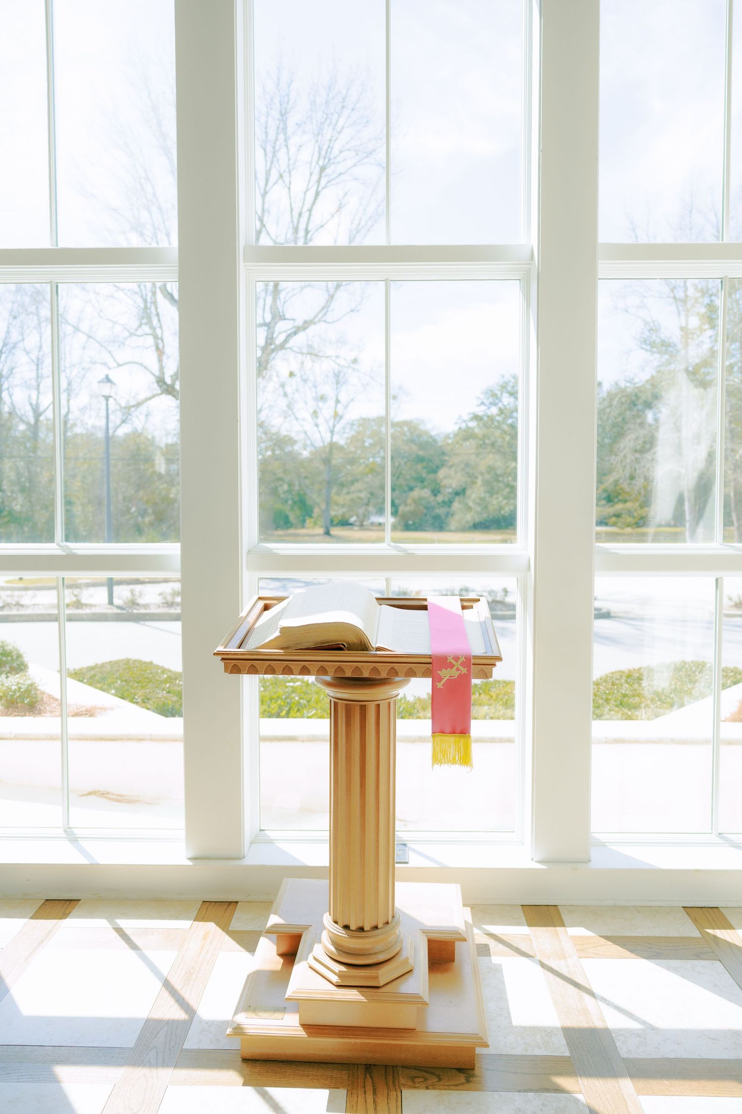 Wedding Detail Photos at Saint Francis at The Point Anglican Church Fairhope, Alabama