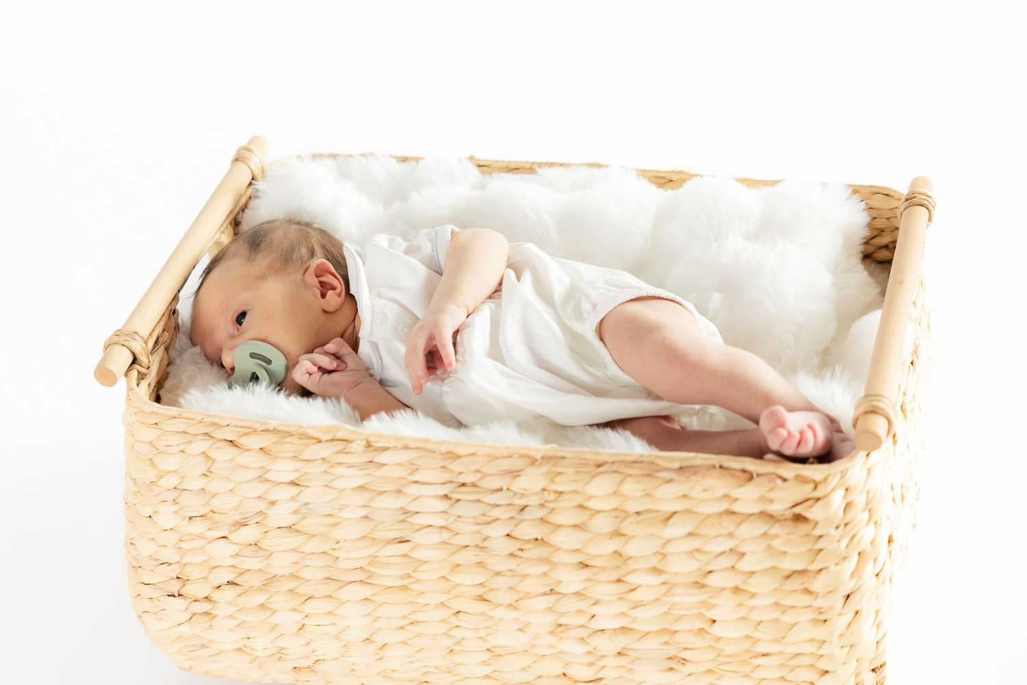 Newborn photos in a studio in Dothan, Alabama