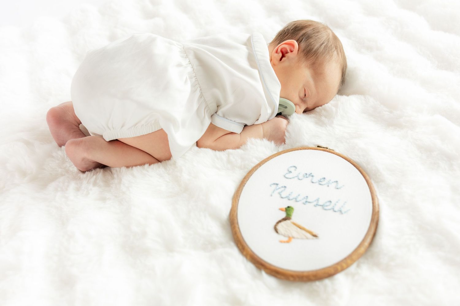 Newborn photos in a studio in Dothan, Alabama
