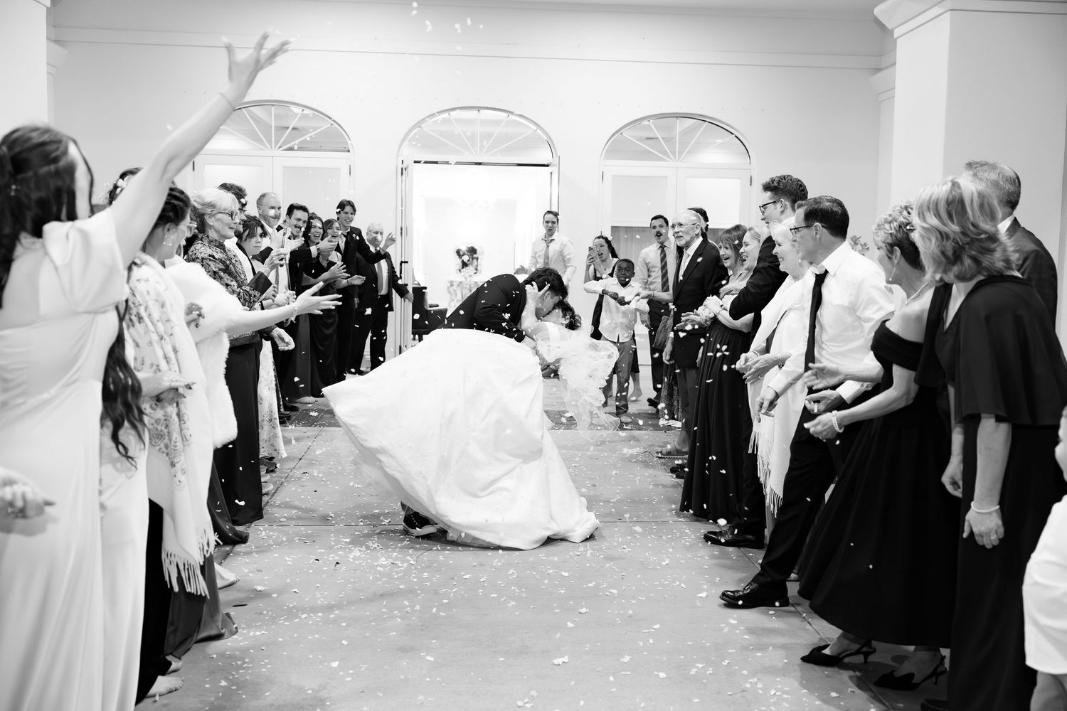 James P. Nix Center Fairhope, Alabama wedding reception