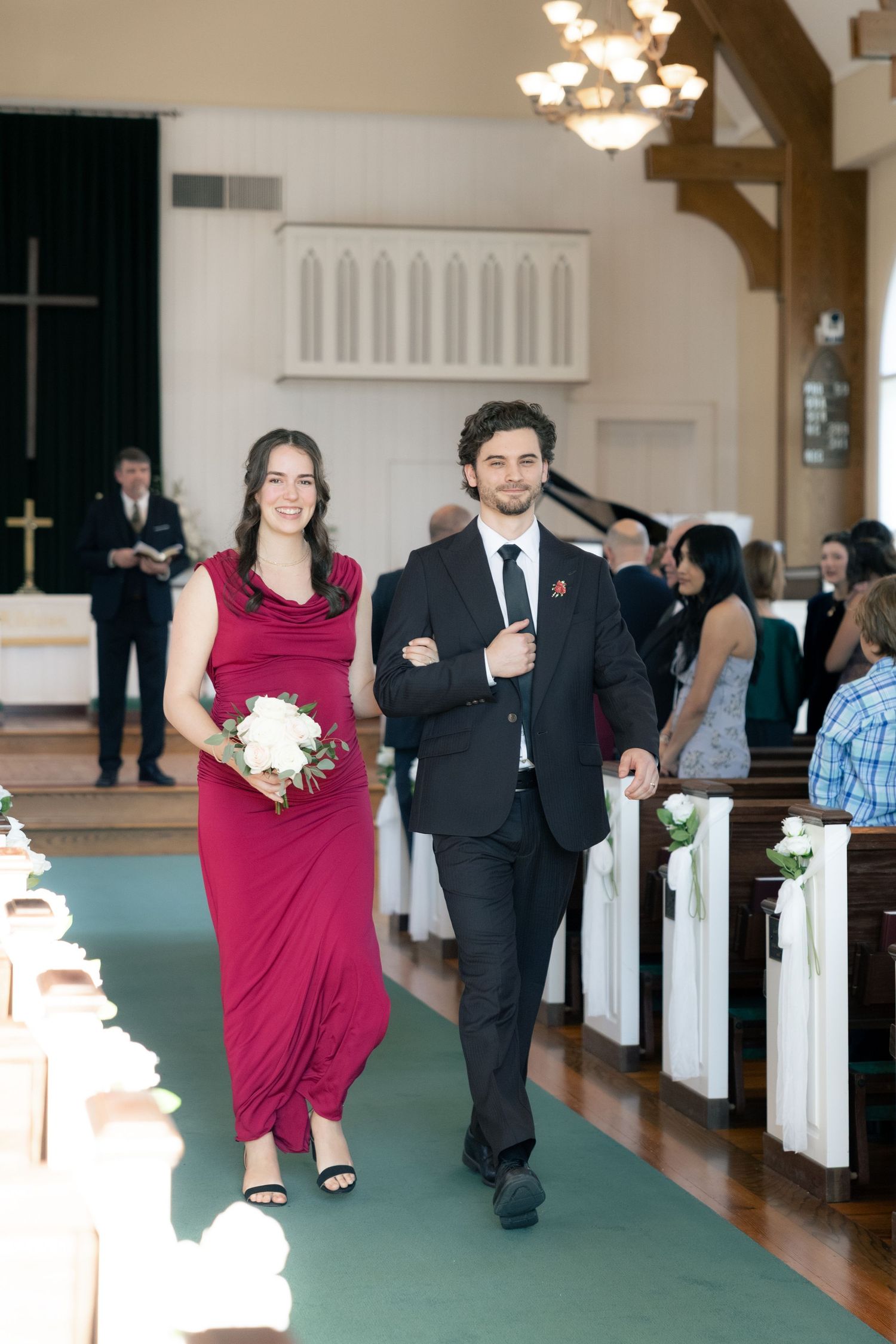 Wedding Ceremony Photos at Saint Francis at The Point Anglican Church Fairhope, Alabama