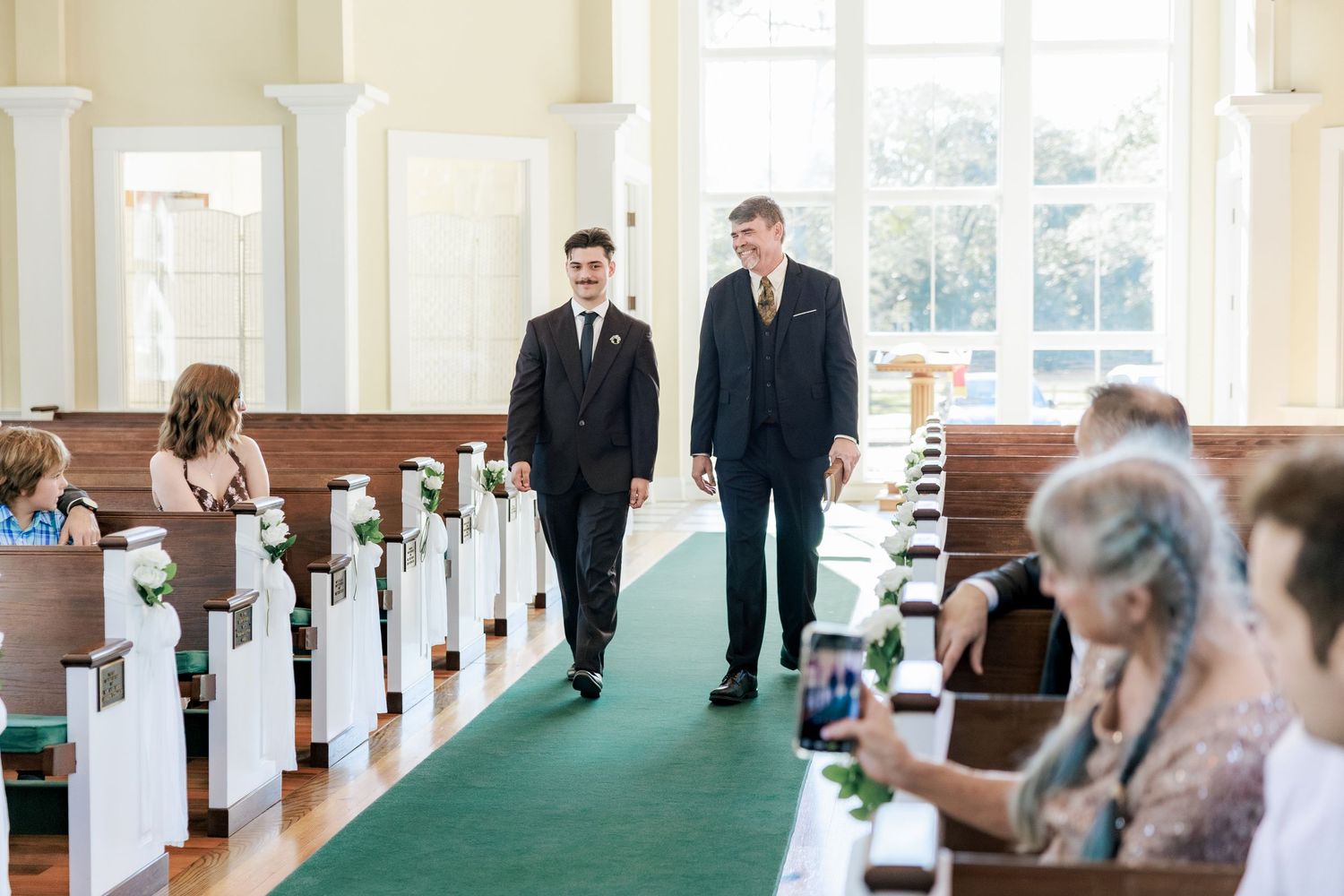Wedding Ceremony Photos at Saint Francis at The Point Anglican Church Fairhope, Alabama