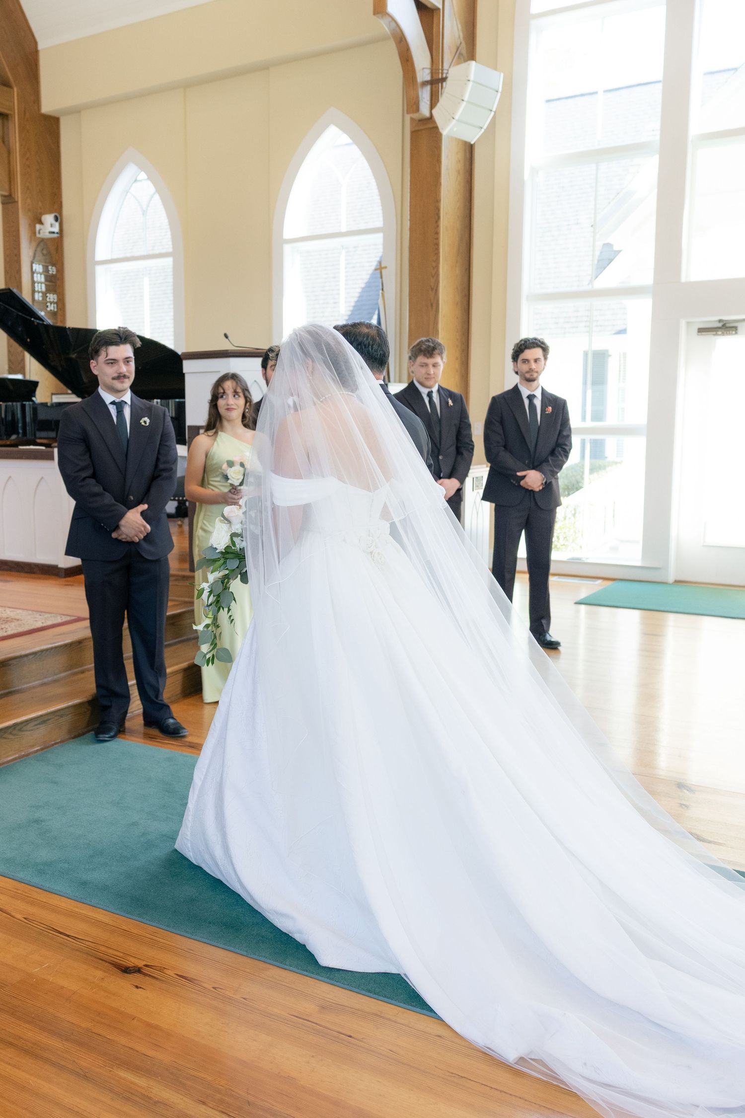 Wedding Ceremony Photos at Saint Francis at The Point Anglican Church Fairhope, Alabama