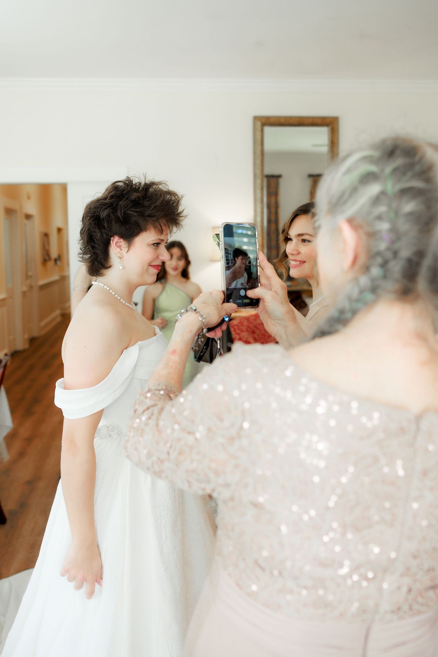 Wedding Getting Ready Photos at Saint Francis at The Point Anglican Church Fairhope, Alabama