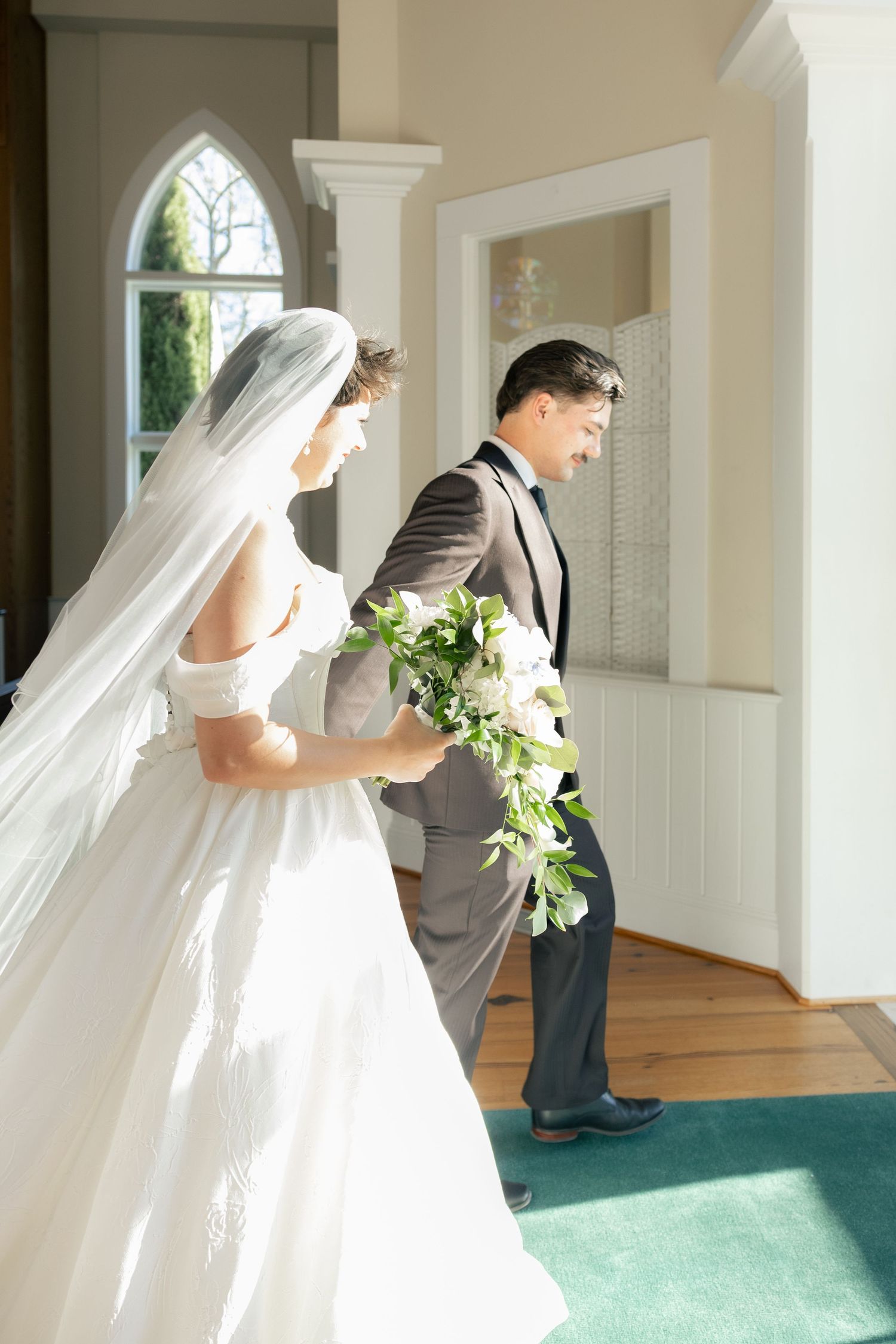 Wedding Ceremony Photos at Saint Francis at The Point Anglican Church Fairhope, Alabama