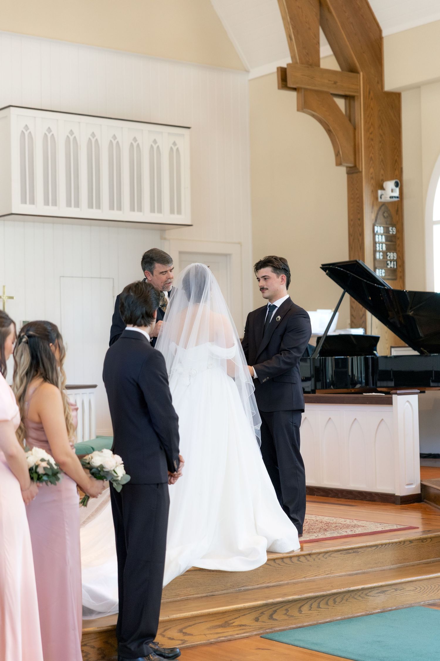 Wedding Ceremony Photos at Saint Francis at The Point Anglican Church Fairhope, Alabama