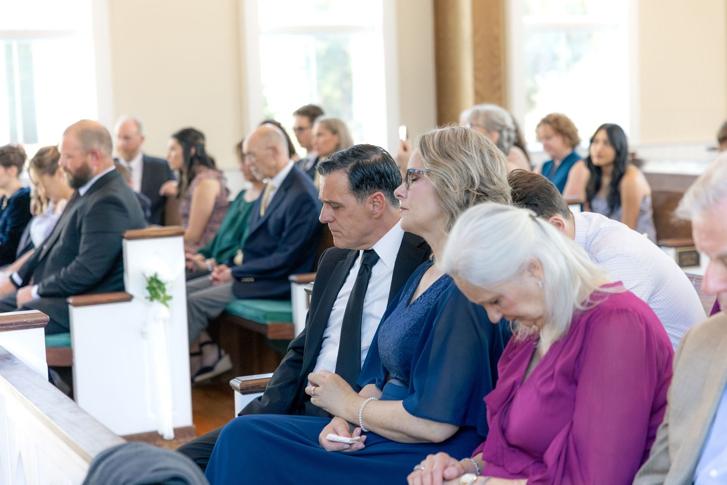 Wedding Ceremony Photos at Saint Francis at The Point Anglican Church Fairhope, Alabama