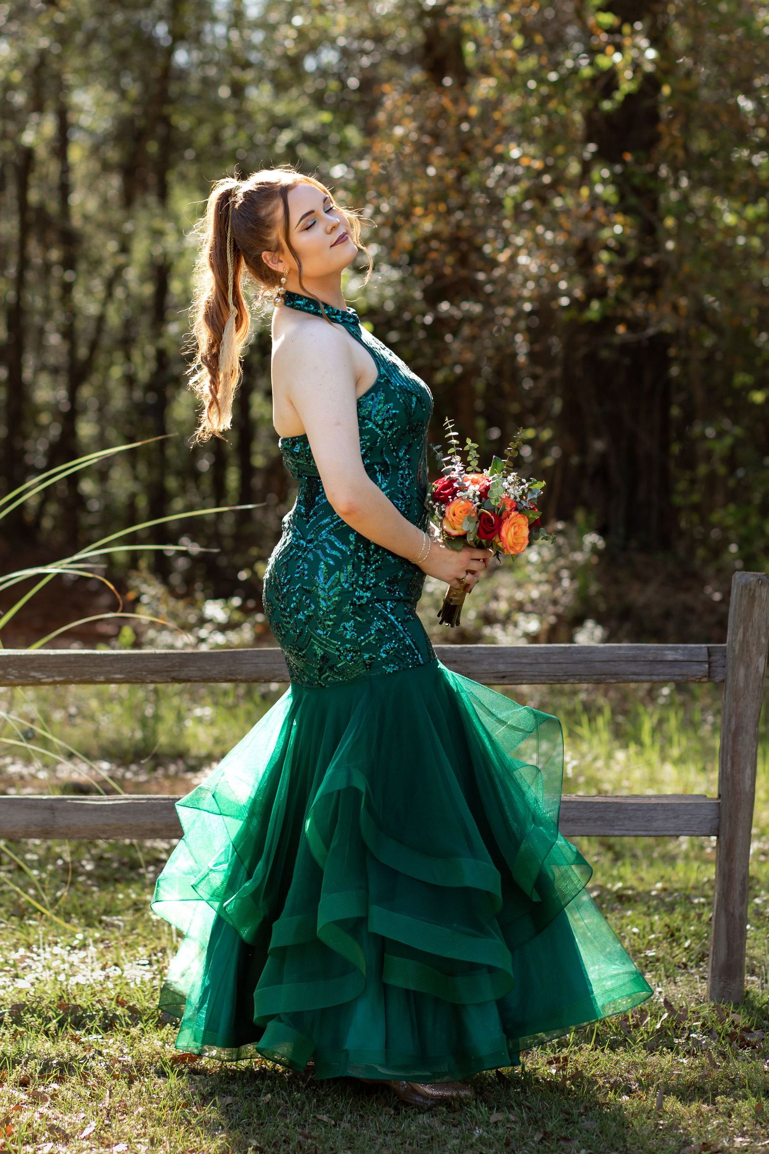 Ridgecrest Christian School Prom Photos at Jordan's Barn Midland City, Alabama