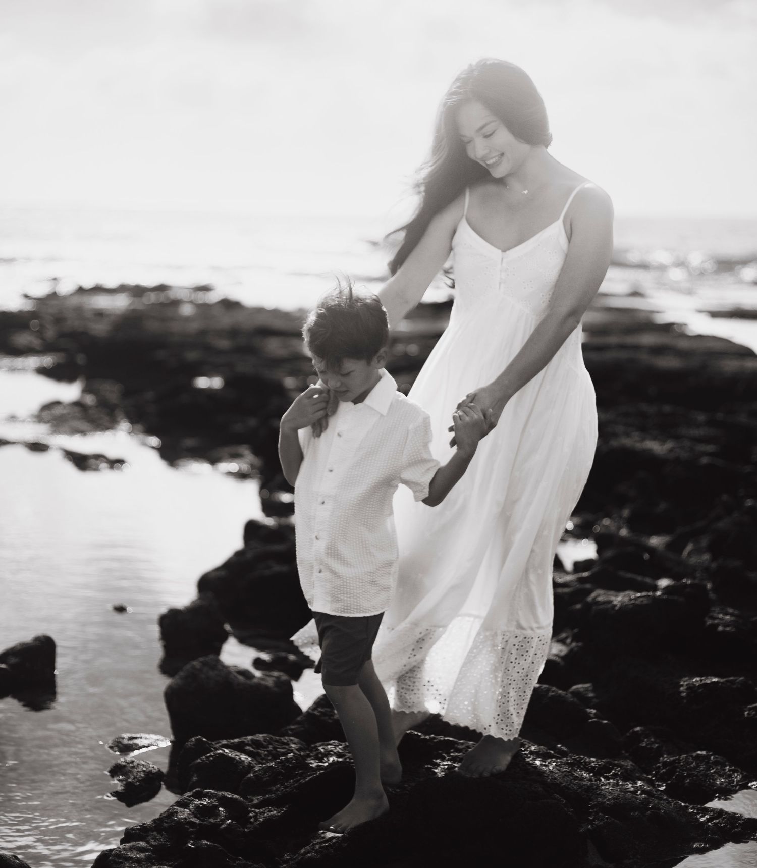 Mother and Son photography session in Hawaii