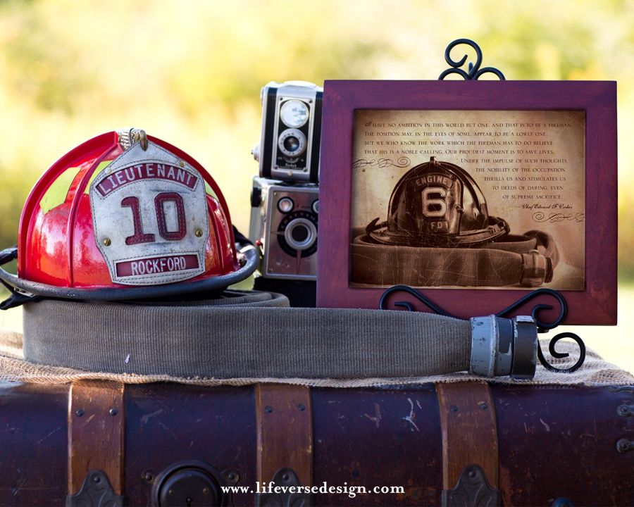 Firefighter Gift, Firefighter Retirement Gift, Firefighter Inspirational Quote Art Instant Download, Chief Edward Croker Quote, Fireman Gift