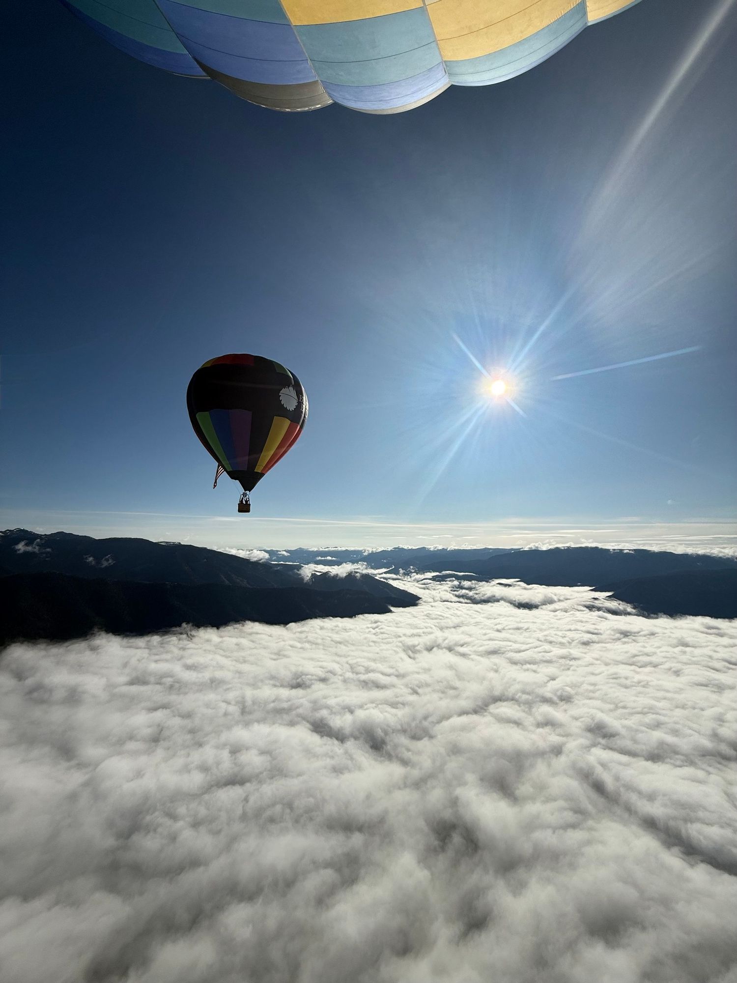 ugc travel content for a hot air balloon company in big sky, montana