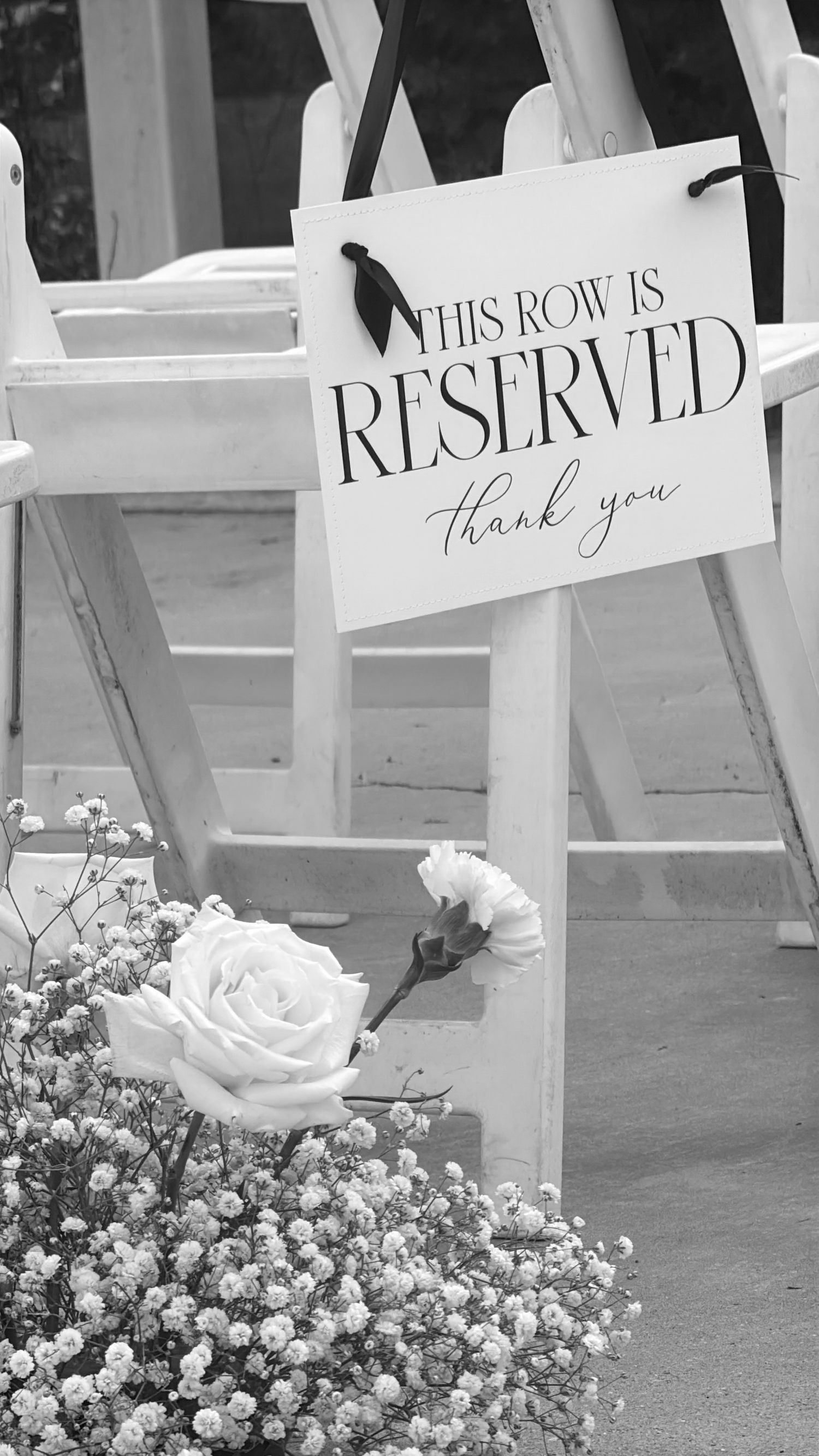 wedding content creation of venue detail shot