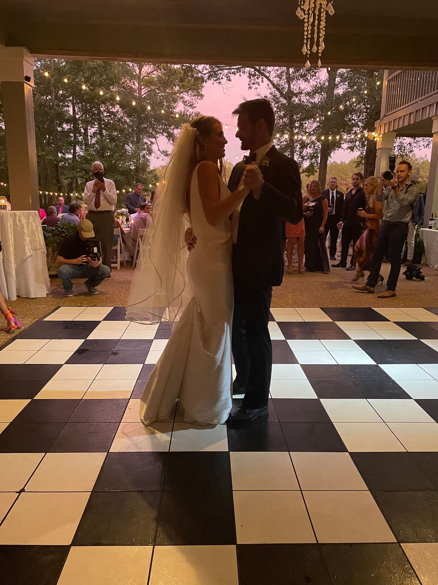 wedding content creation bride and groom first dance