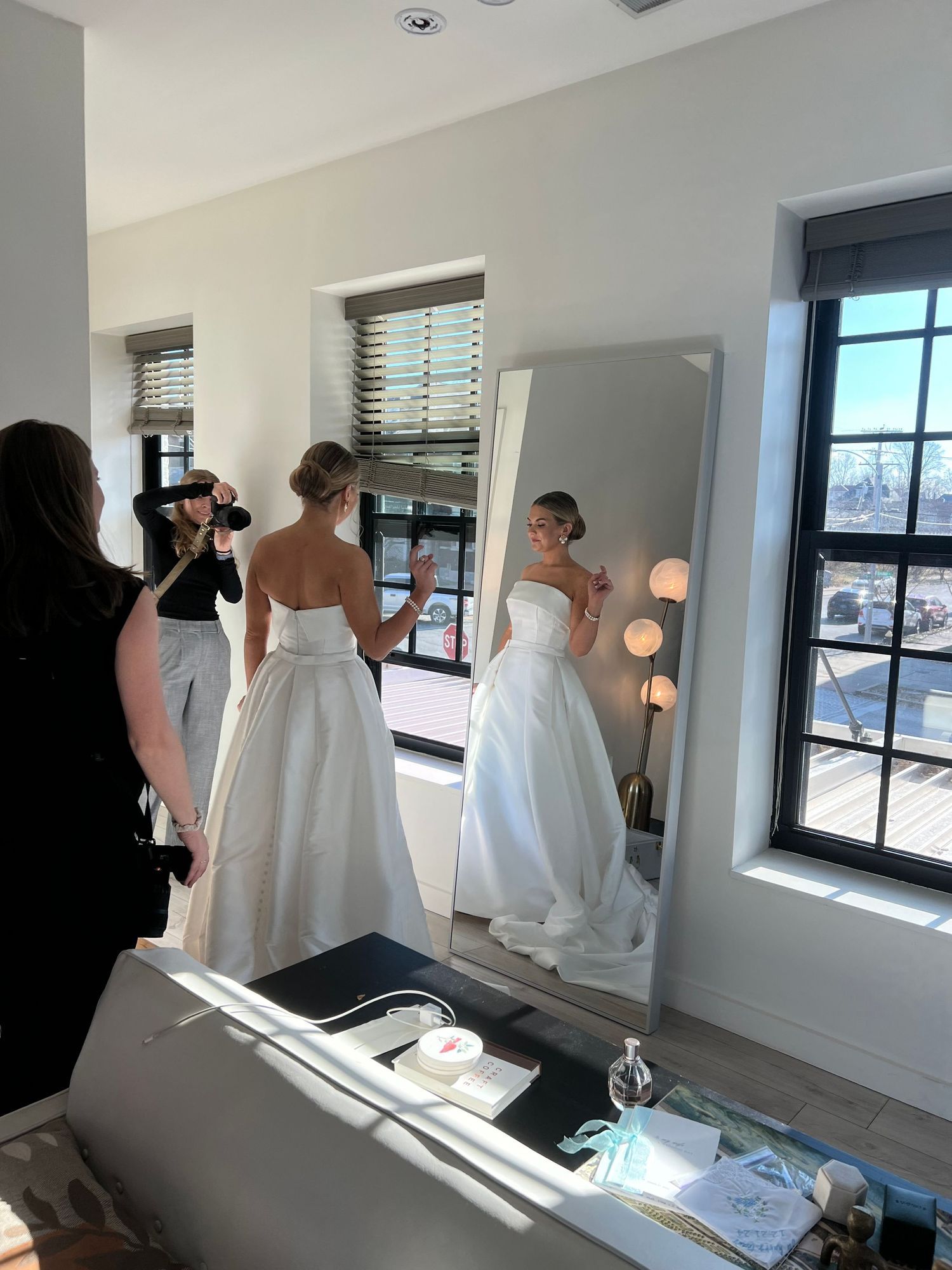 wedding content creation bride getting ready