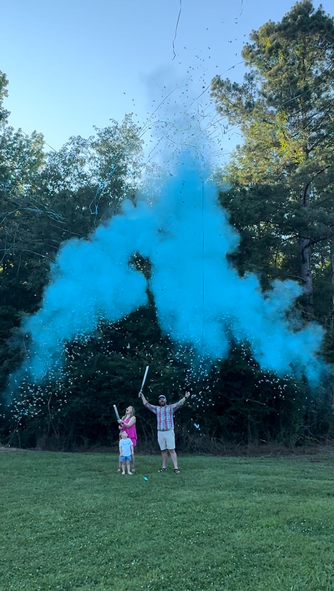 baby gender reveal content creation