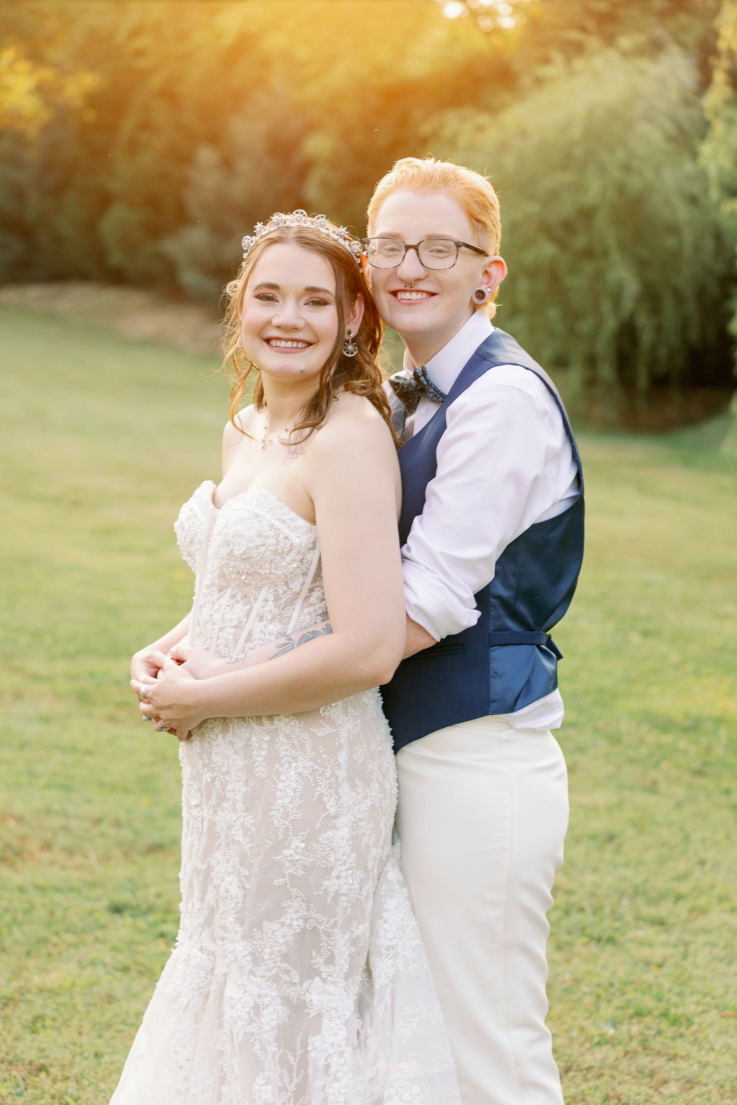 wedding portraits of couple