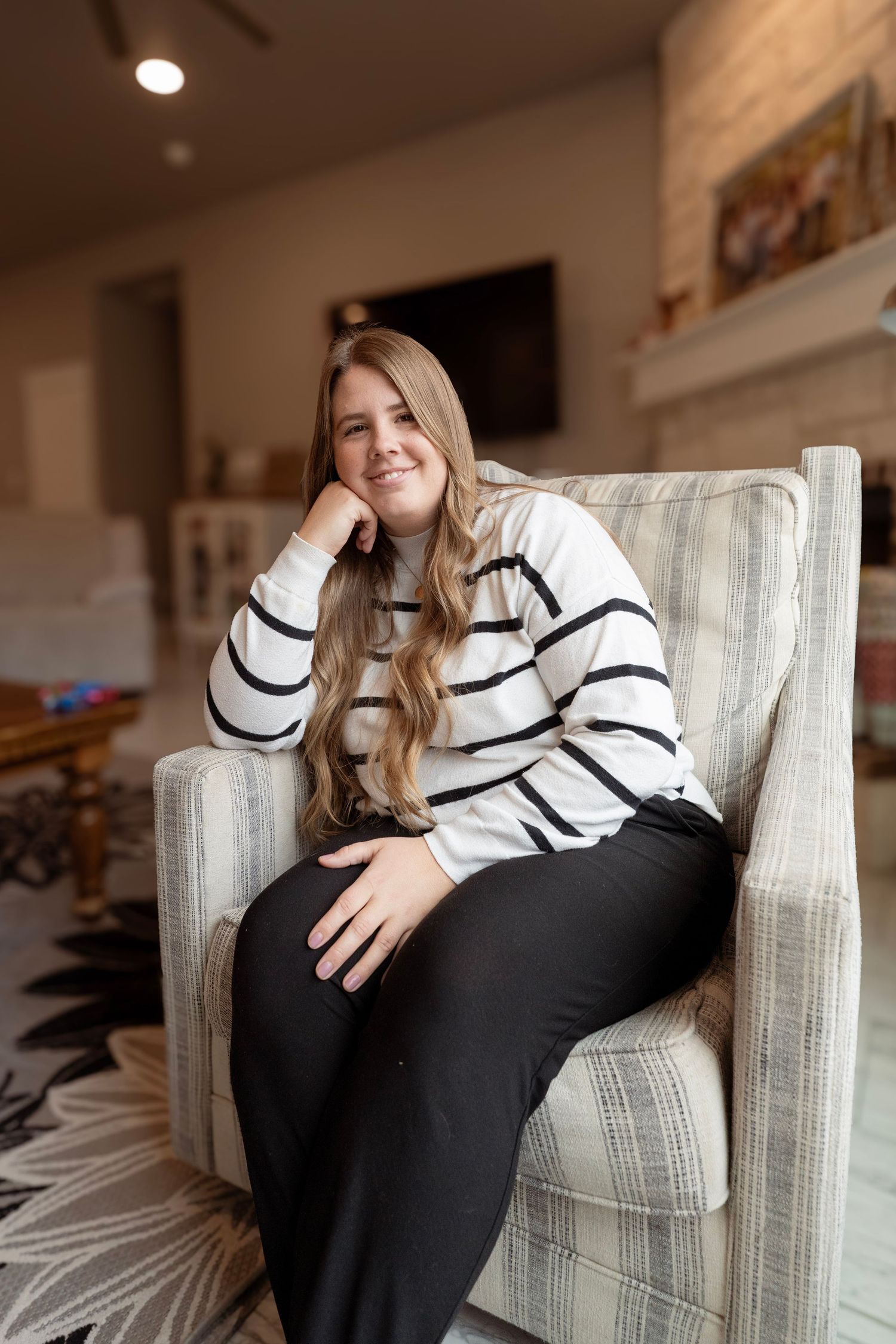 Copperas Cove Christian doula smiling.