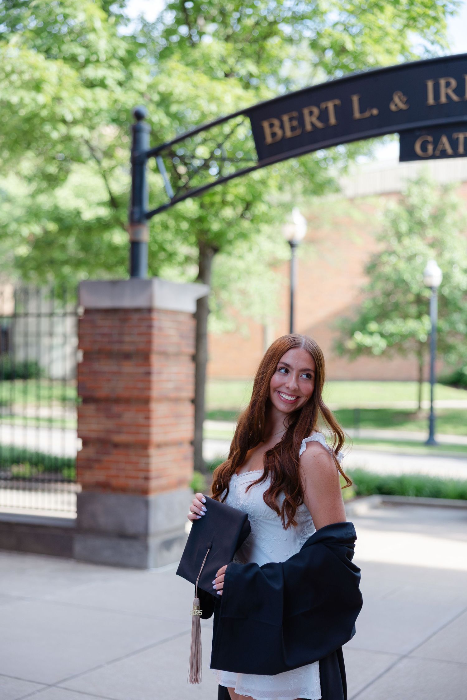 Ohio State graduation photos at the Fisher College of Business in Columbus Ohio