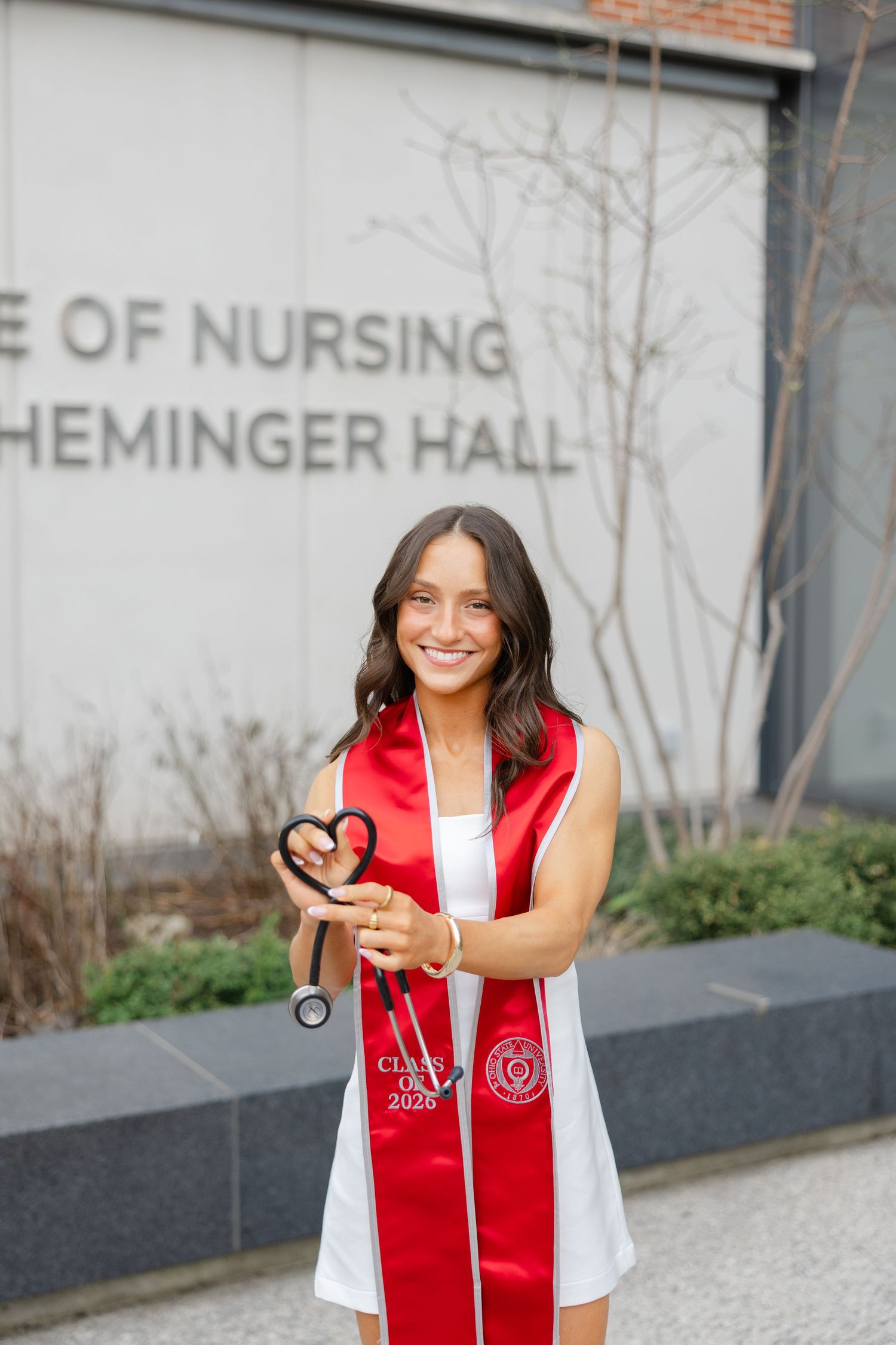 Ohio State graduation photos at Ohio state college of nursing