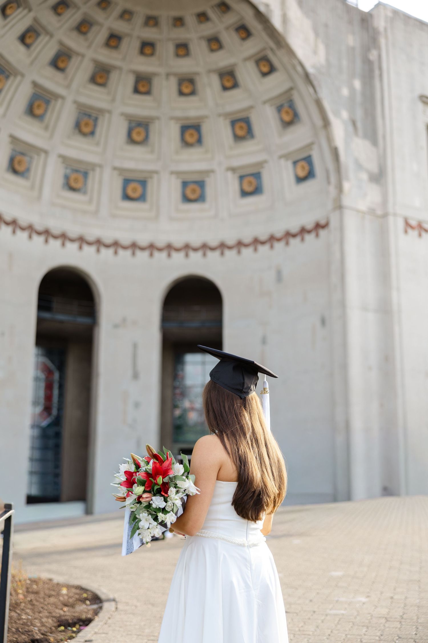 Graduation photos at Ohio State University in Columbus