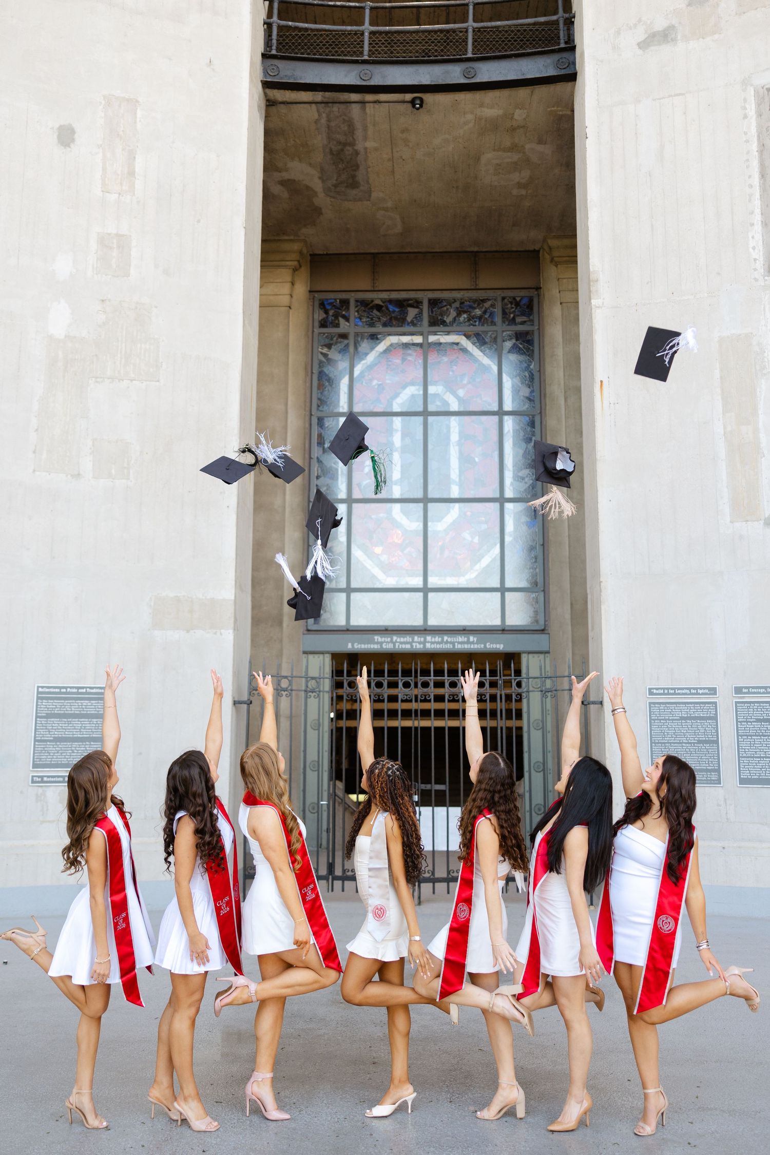 Ohio State senior photos with natural candid style