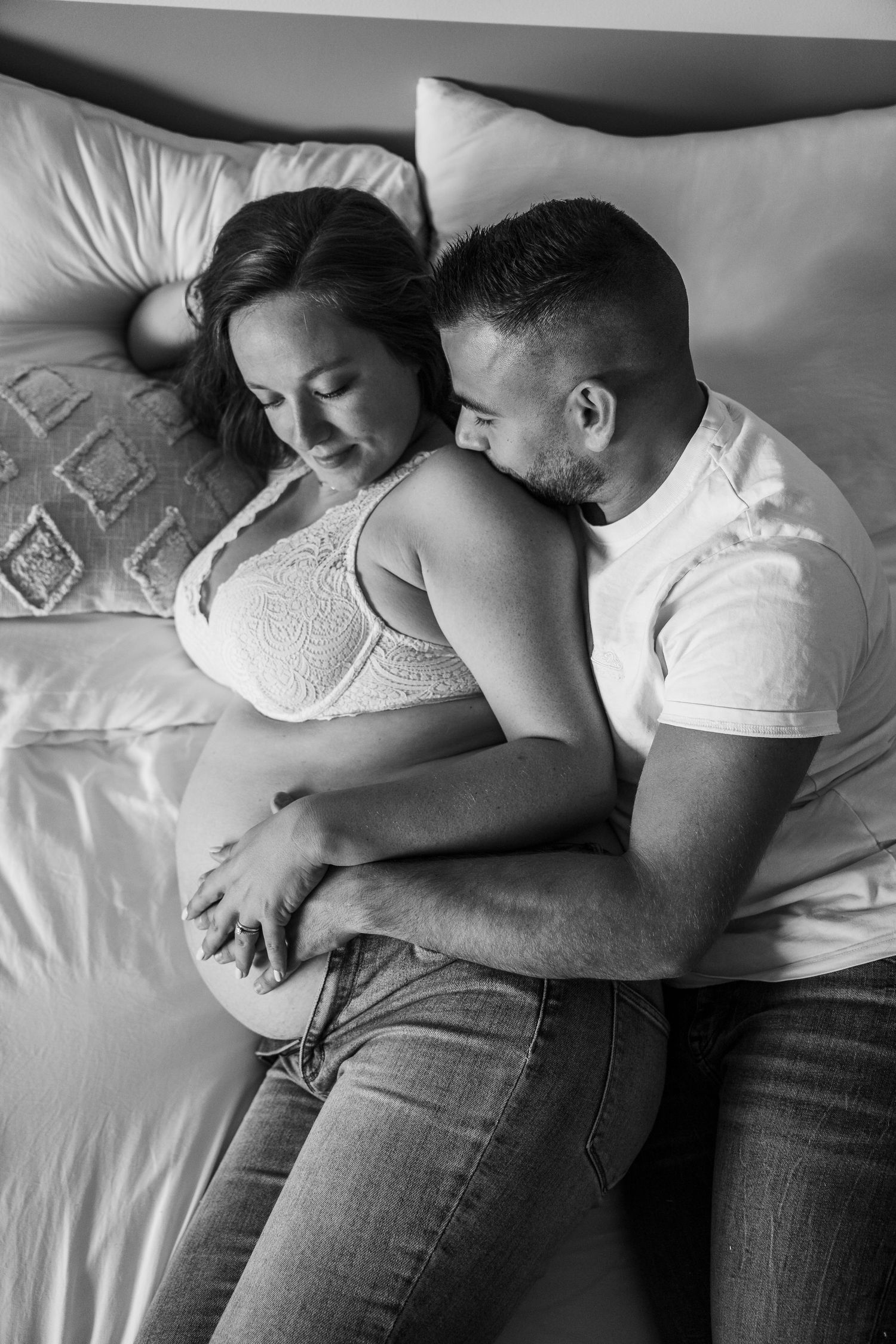 photographe future maman grossesse famille bébé nouveau-né naissance hem nord de la france lille aurelie dufosse photographe à  domicile