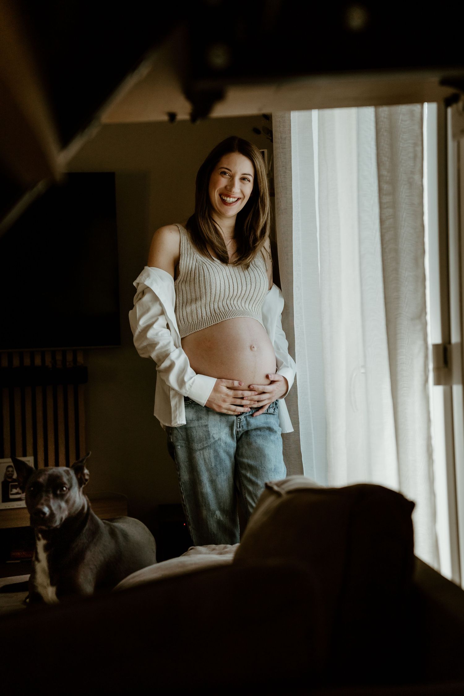 photographe grossesse future maman enceinte hem nord de la france lille aurelie dufosse photographe à  domicile