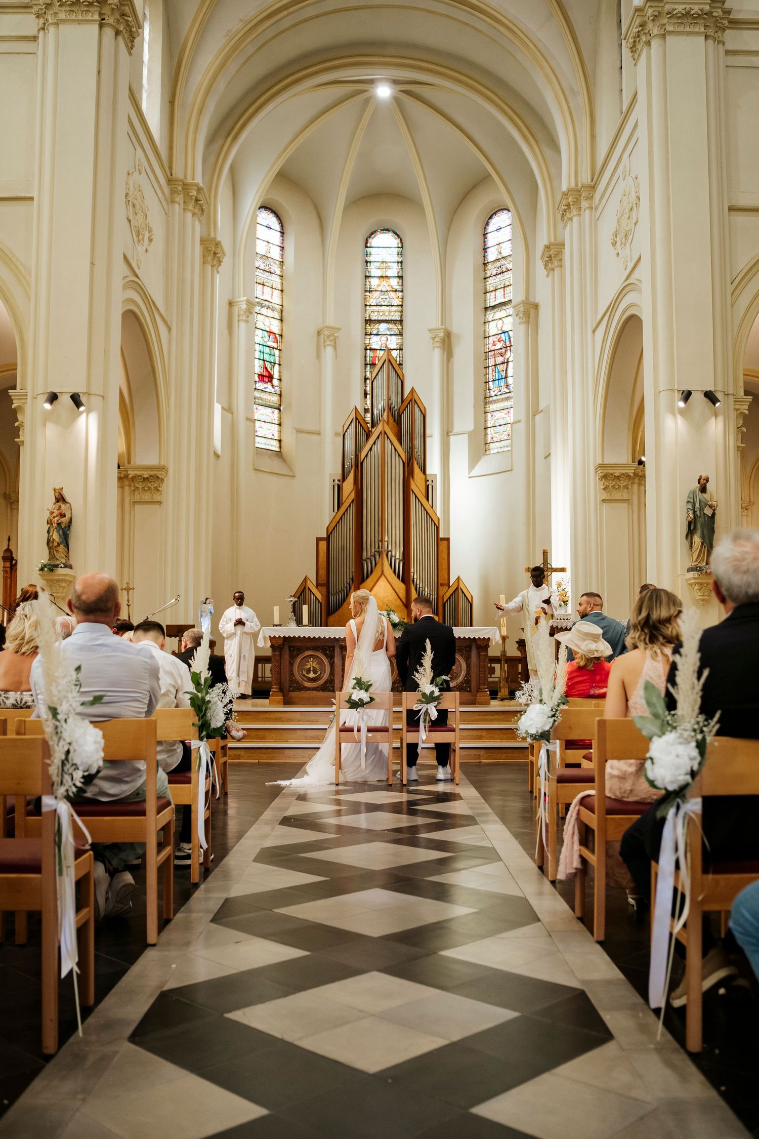 photographe mariage hem nord de la france lille aurelie dufosse photographe lys lez lannoy église saint luc