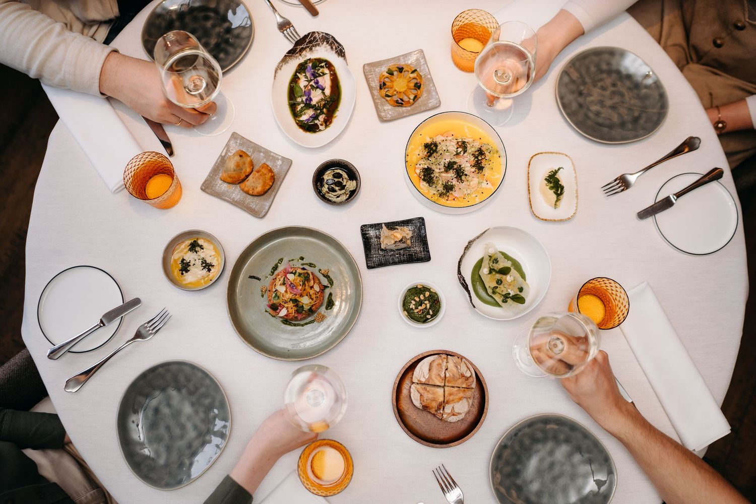 Sharing Menü Restaurantfotografie Schlosskeller Südsteiermark