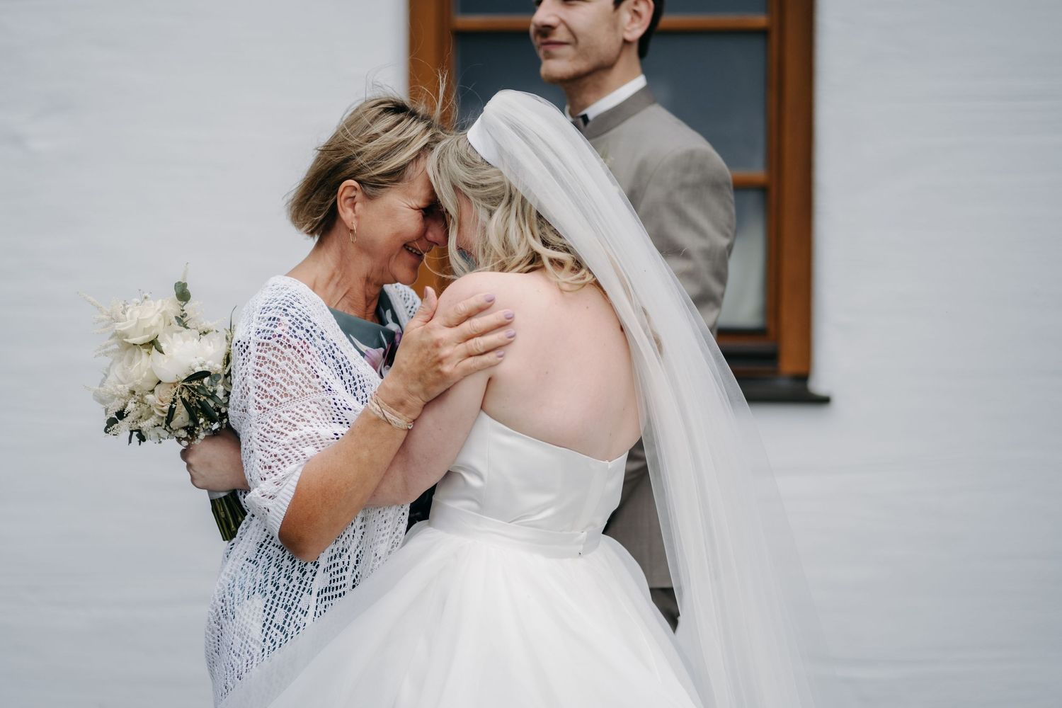 Gratulation der Braut zur Hochzeit