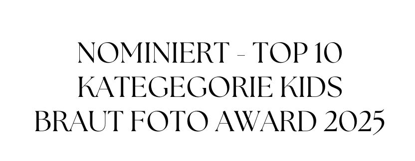 Text nominiert für den Braut Foto Award 2025