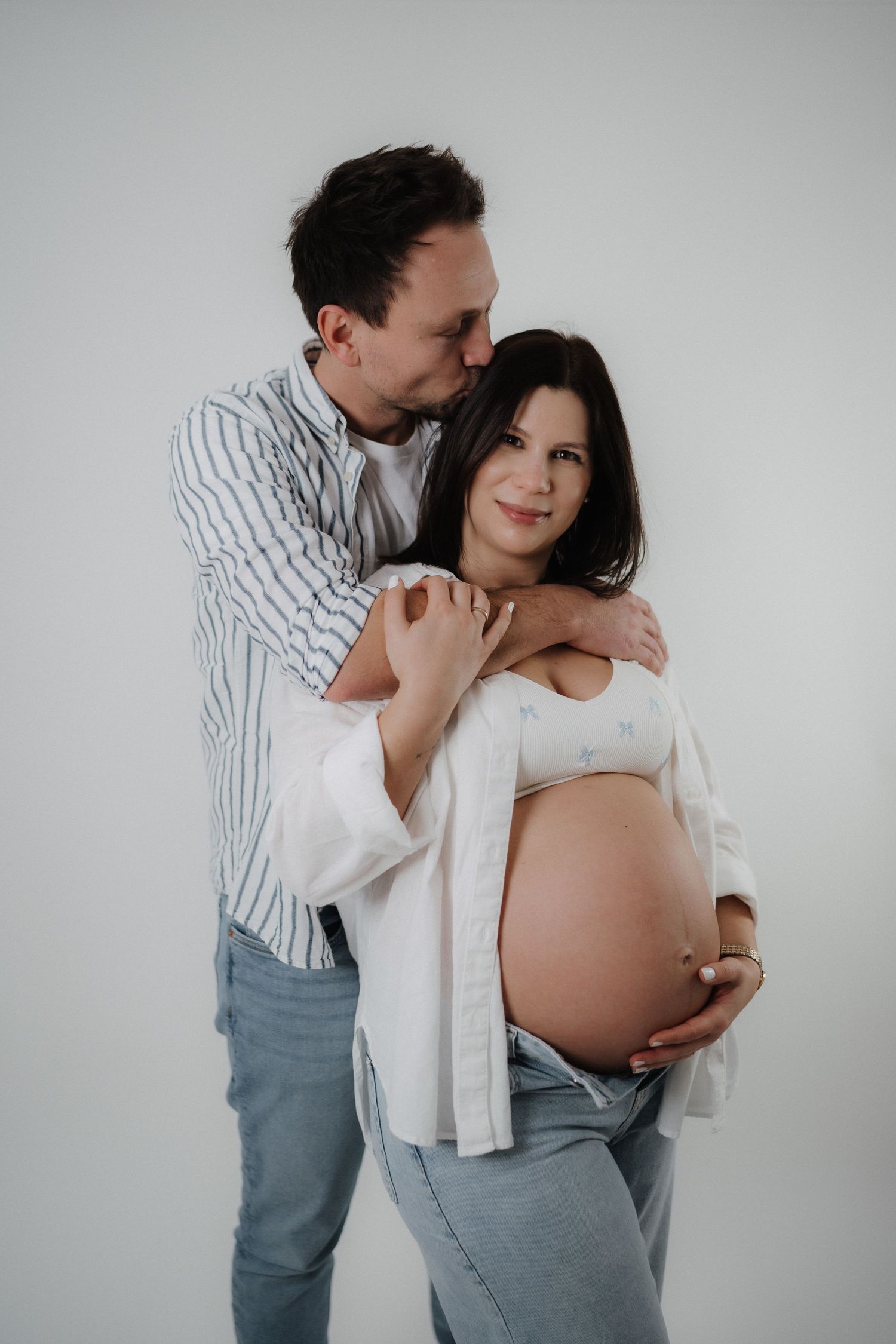 Babybauchfotos im Studio in Graz-Umgebung, Studiofotografie