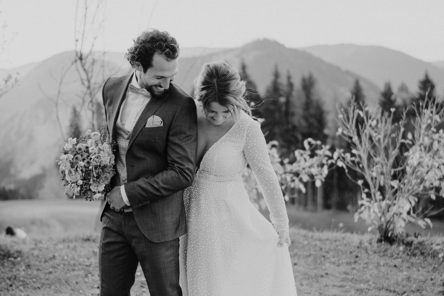 Heiraten am Berg in Schladming fotografiert von Stefanie Hutter Hochzeitsfotografin Graz