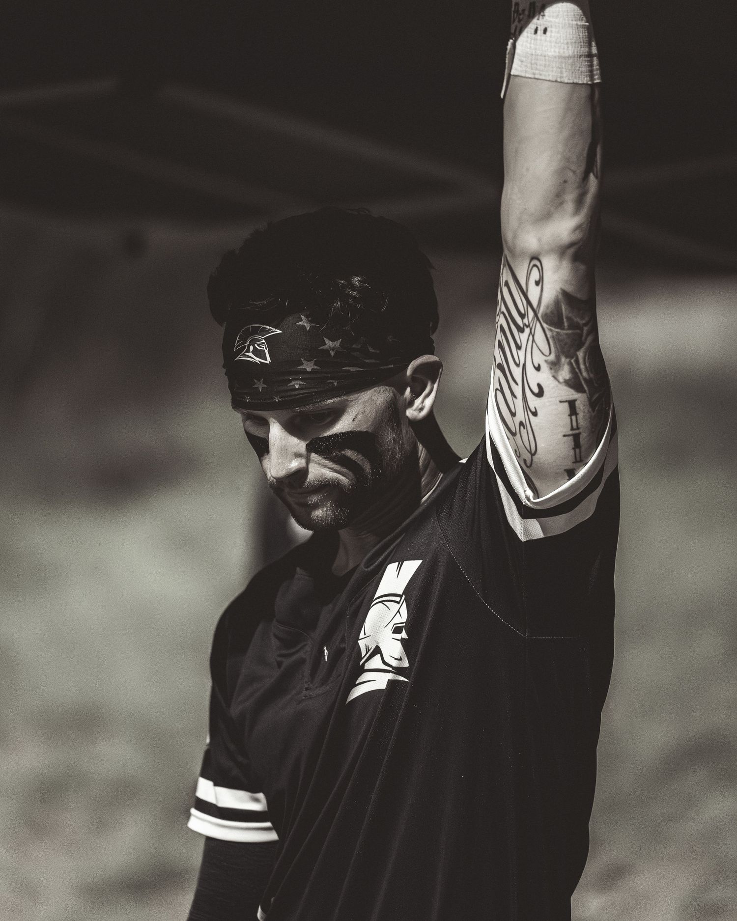 Volleyball block attempt at the net during a spring tournament in Hawaii