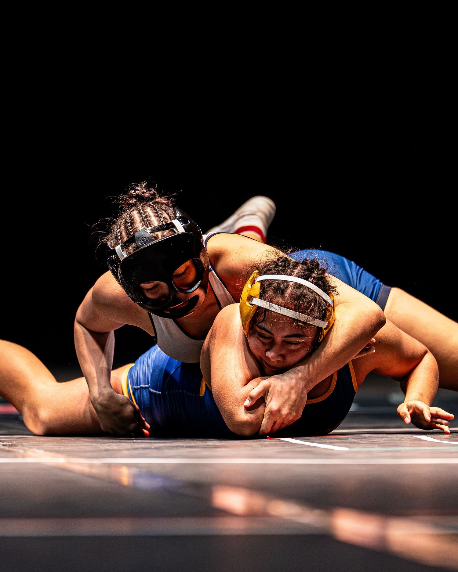 Fast-break basketball moment from a Division I Hawaii winter game