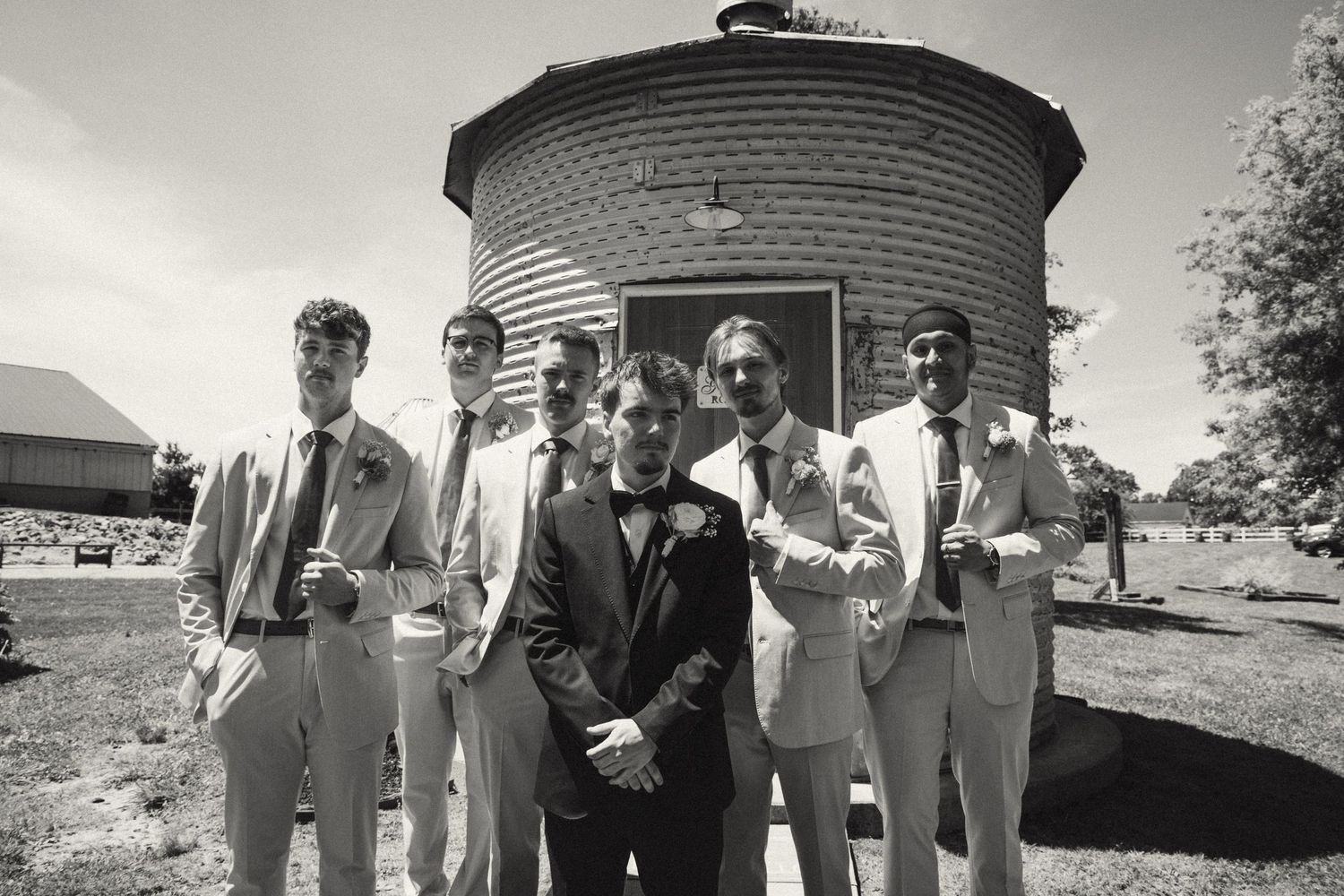 Romantic outdoor summer wedding on 35MM film photographer northern Indiana candid documentary true to life lush greens