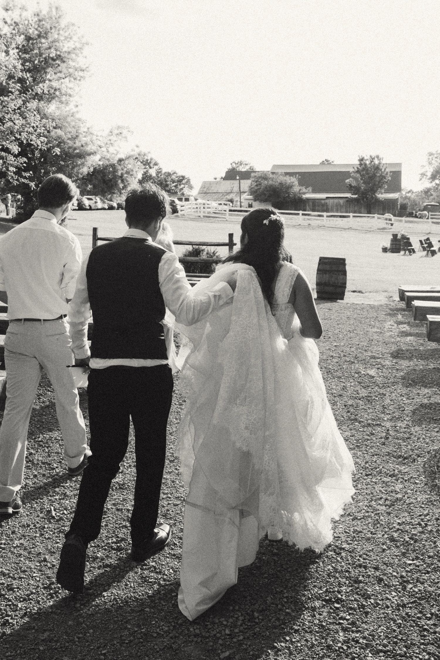 Romantic outdoor summer wedding on 35MM film photographer northern Indiana candid documentary true to life lush greens