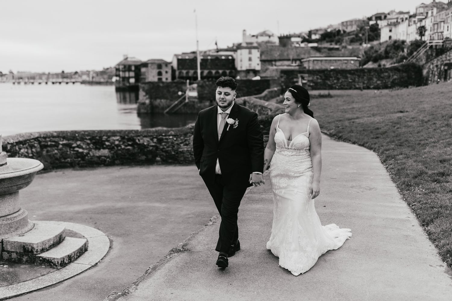 Greenbank Hotel Falmouth Cornwall Wedding March Couples Portraits