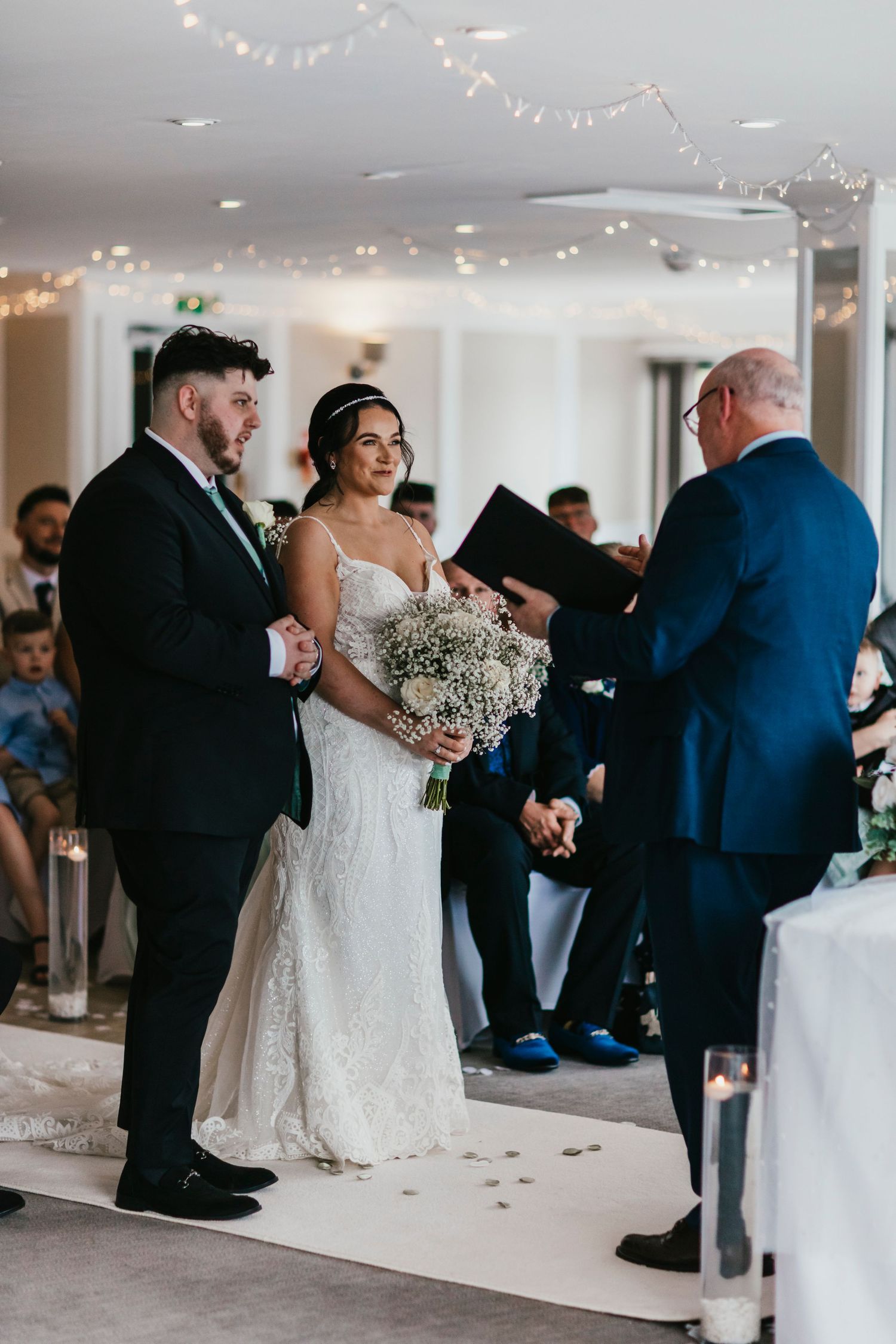 Greenbank Hotel Falmouth Cornwall Wedding March Sage Ceremony