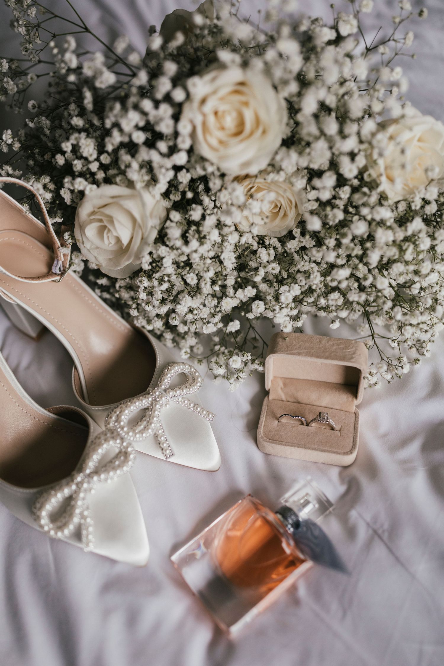 Greenbank Hotel Falmouth Cornwall Wedding March Sage Flat Lay Wedding Details